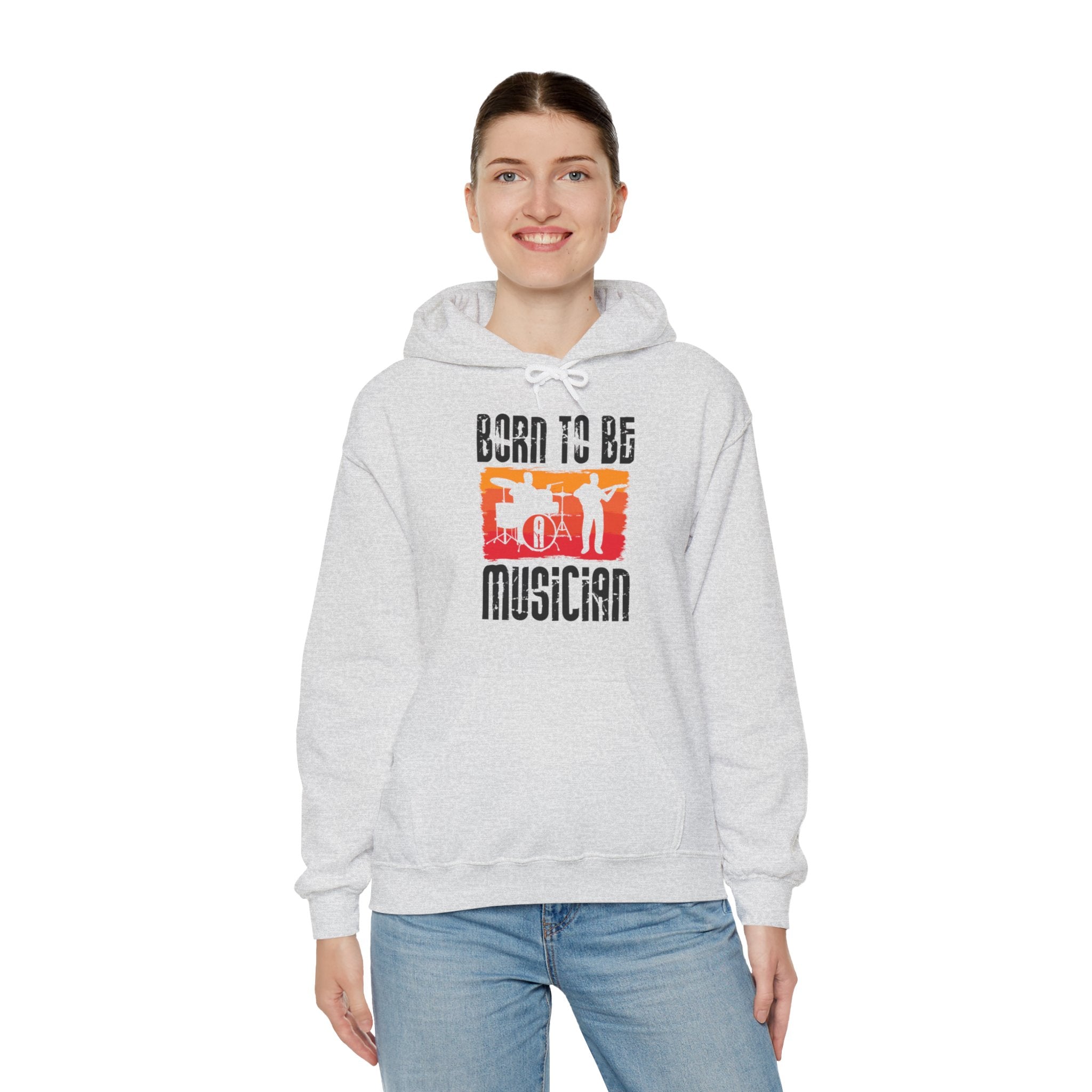 "Born To Be Musician"   Unisex Heavy Blend™ Hooded Sweatshirt