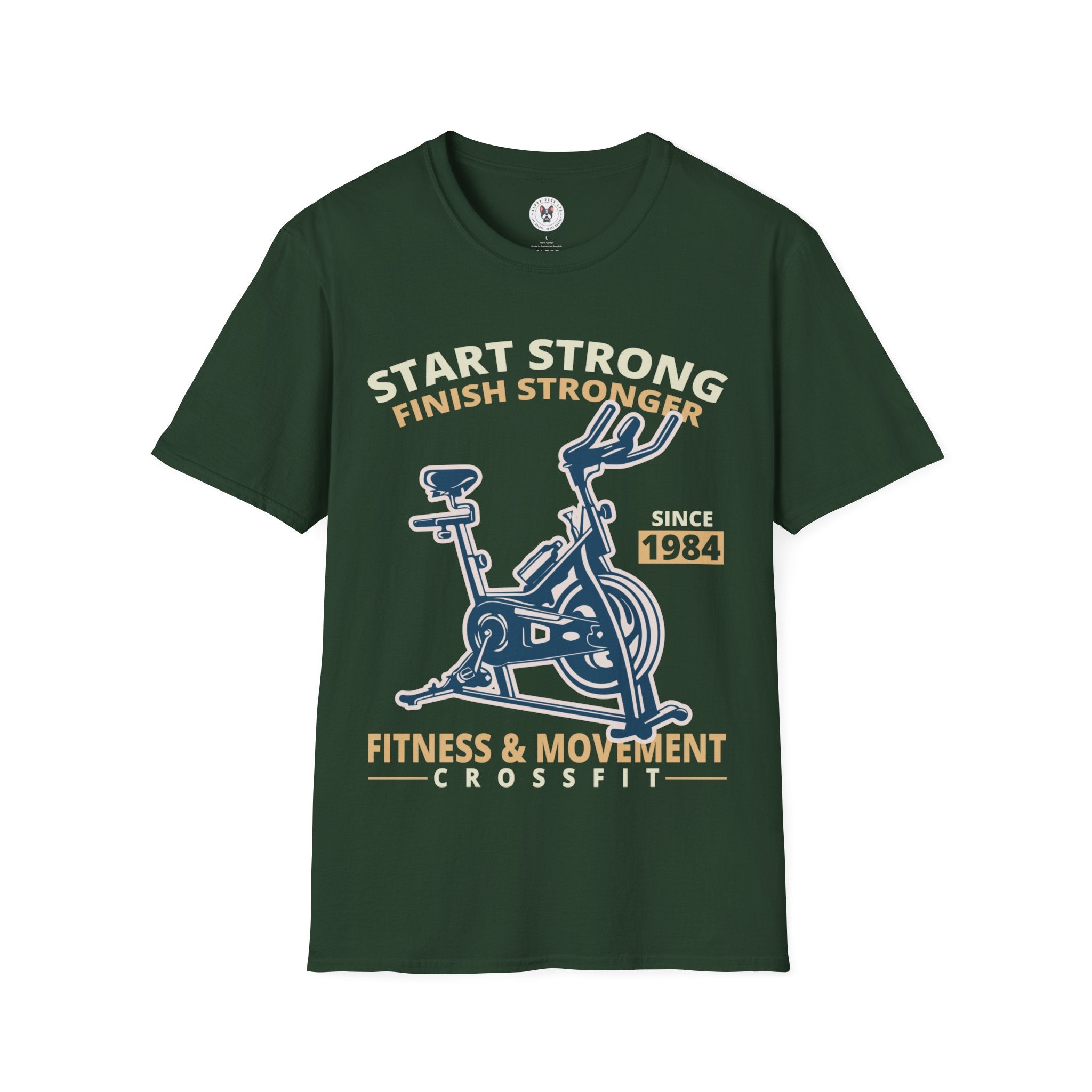 "Start Strong Finish Stronger" Unisex Soft style T-Shirt