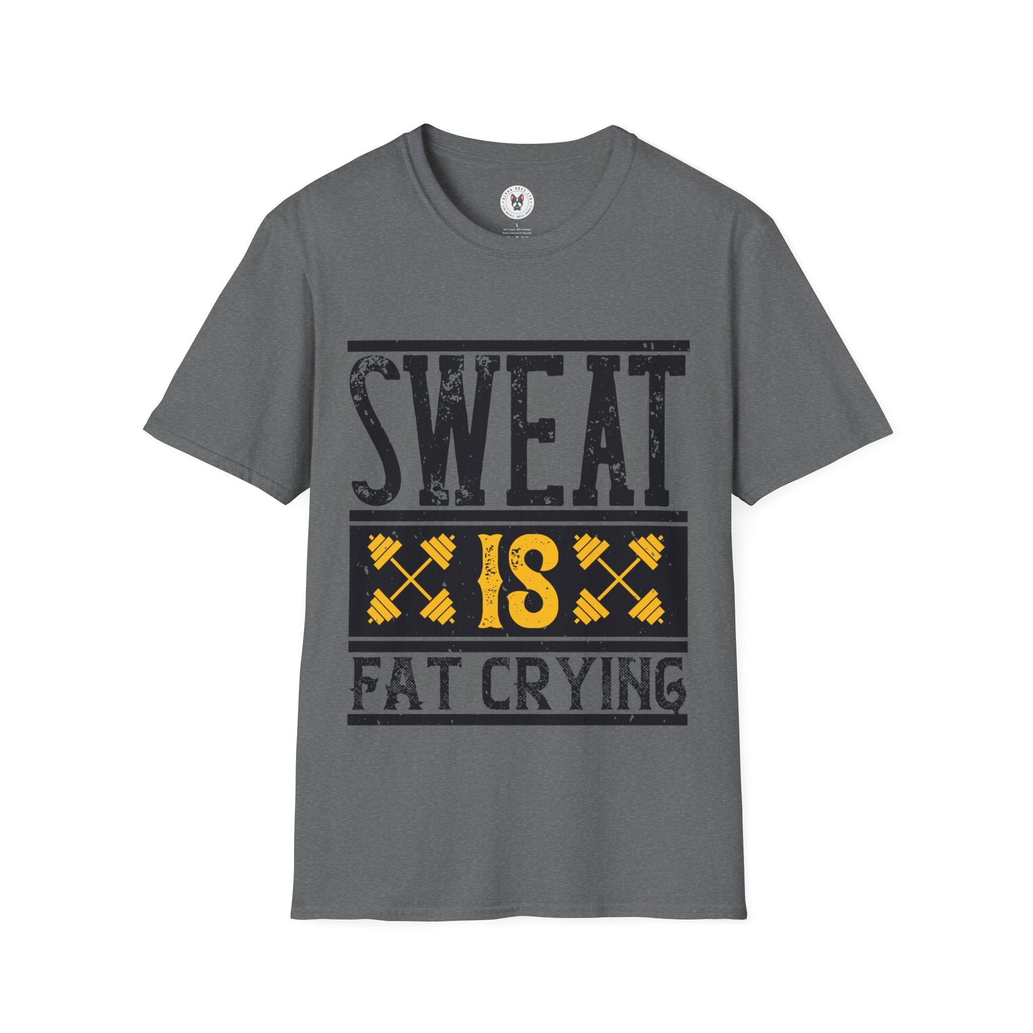 "Sweat Is Fat Crying"  Unisex Soft style T-Shirt