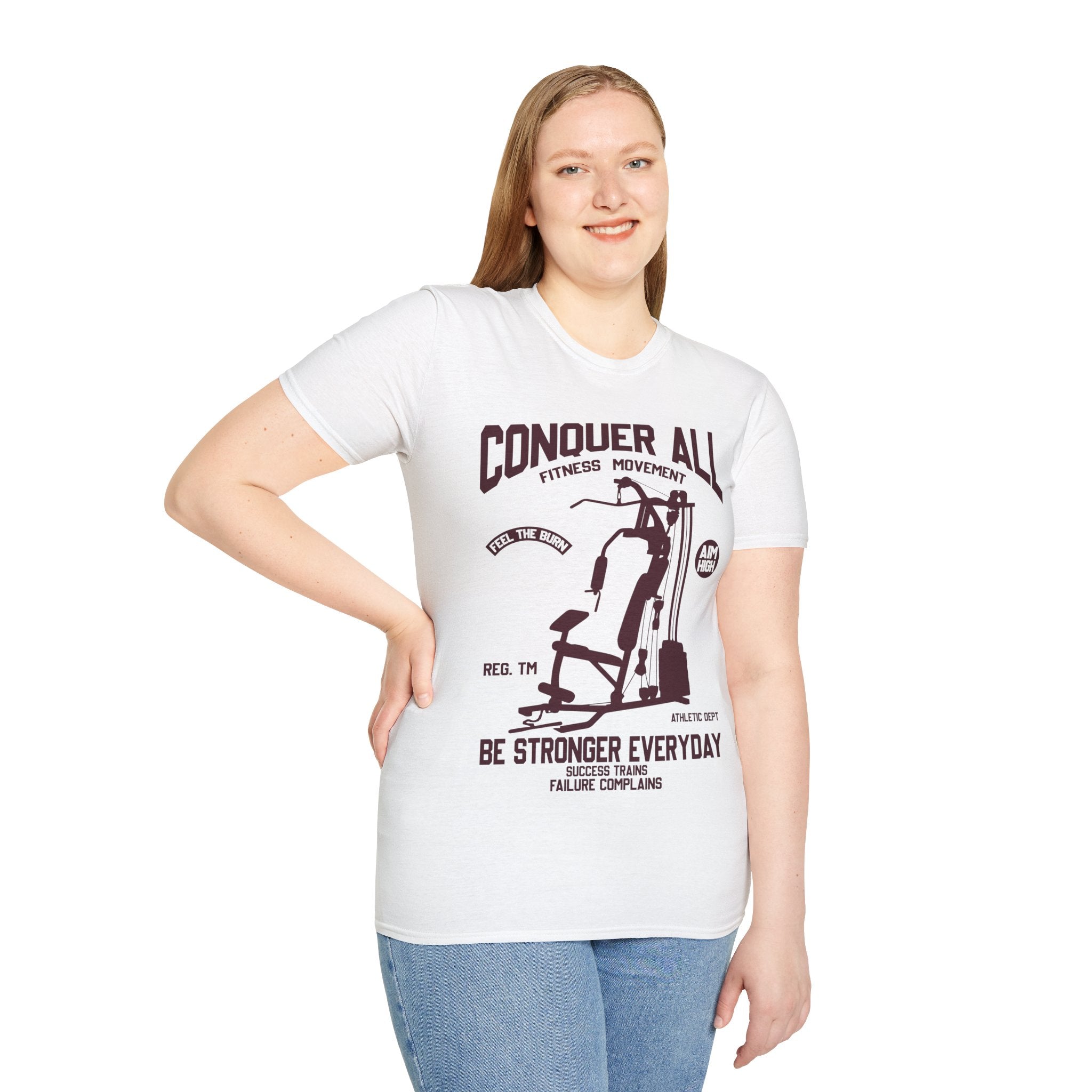 "Conquer All Be Stronger Everyday" Unisex Soft style T-Shirt