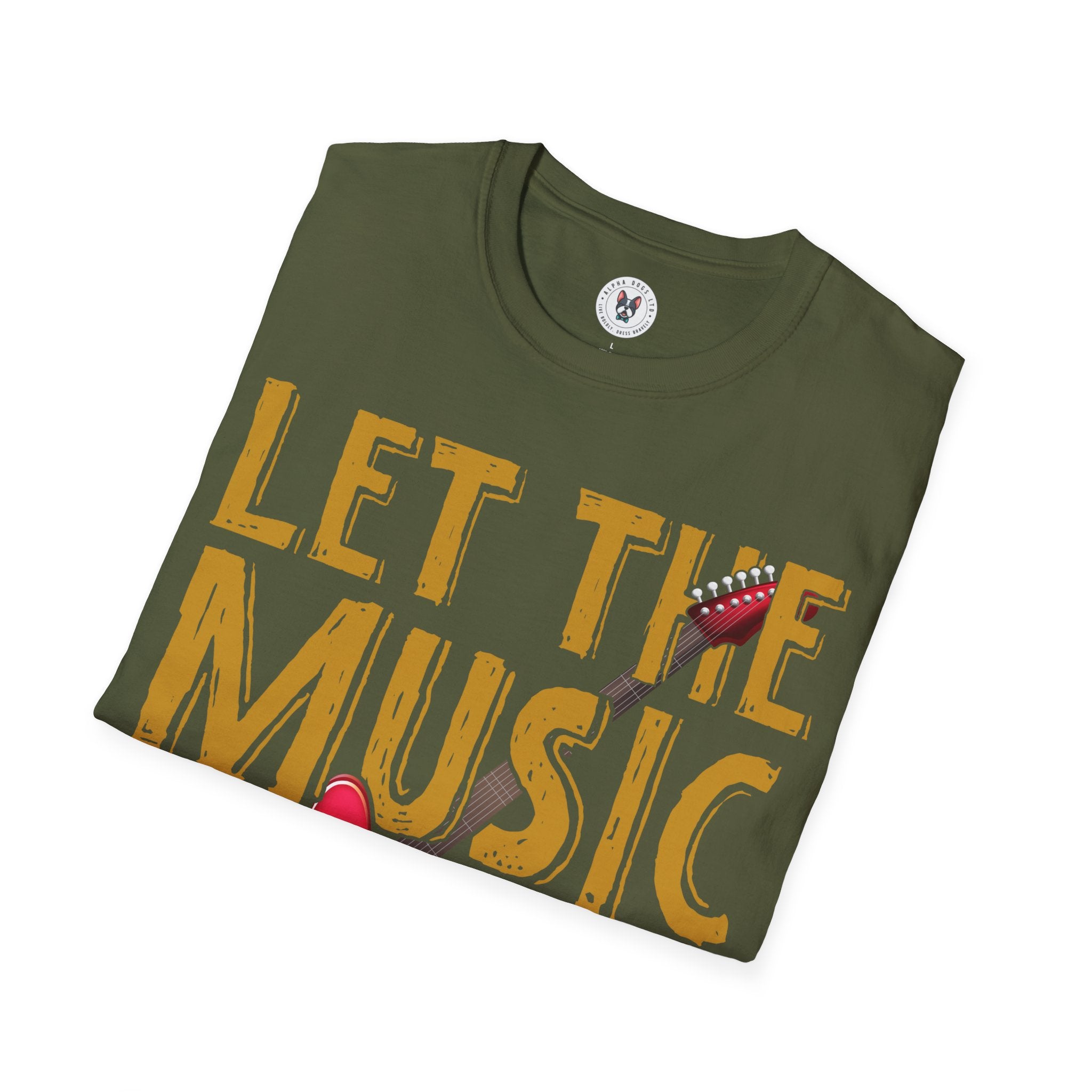 "Let The Music Play" Unisex Soft style T-Shirt