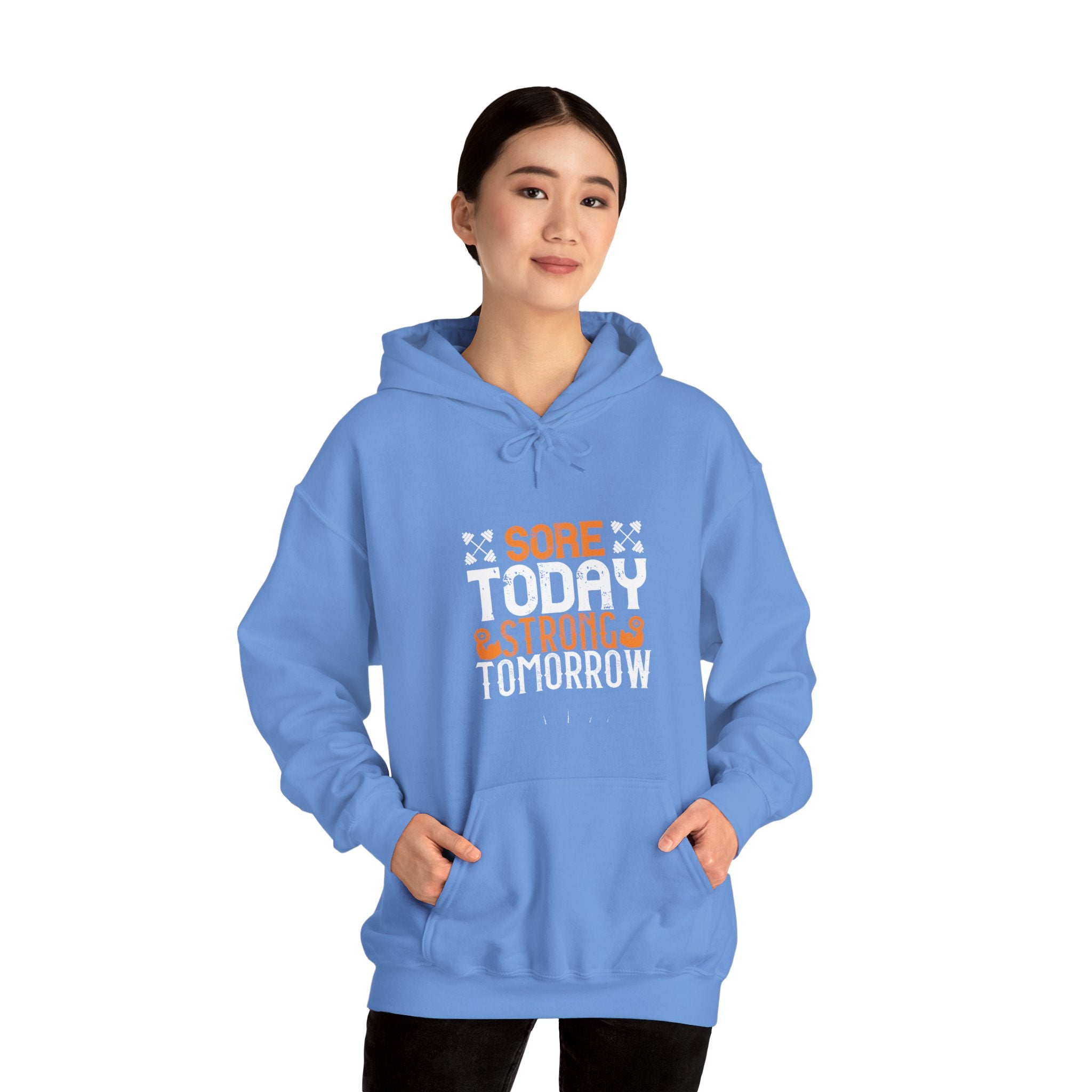 "Sore Today  StrongTomorrow" Unisex Heavy Blend™ Hooded Sweatshirt