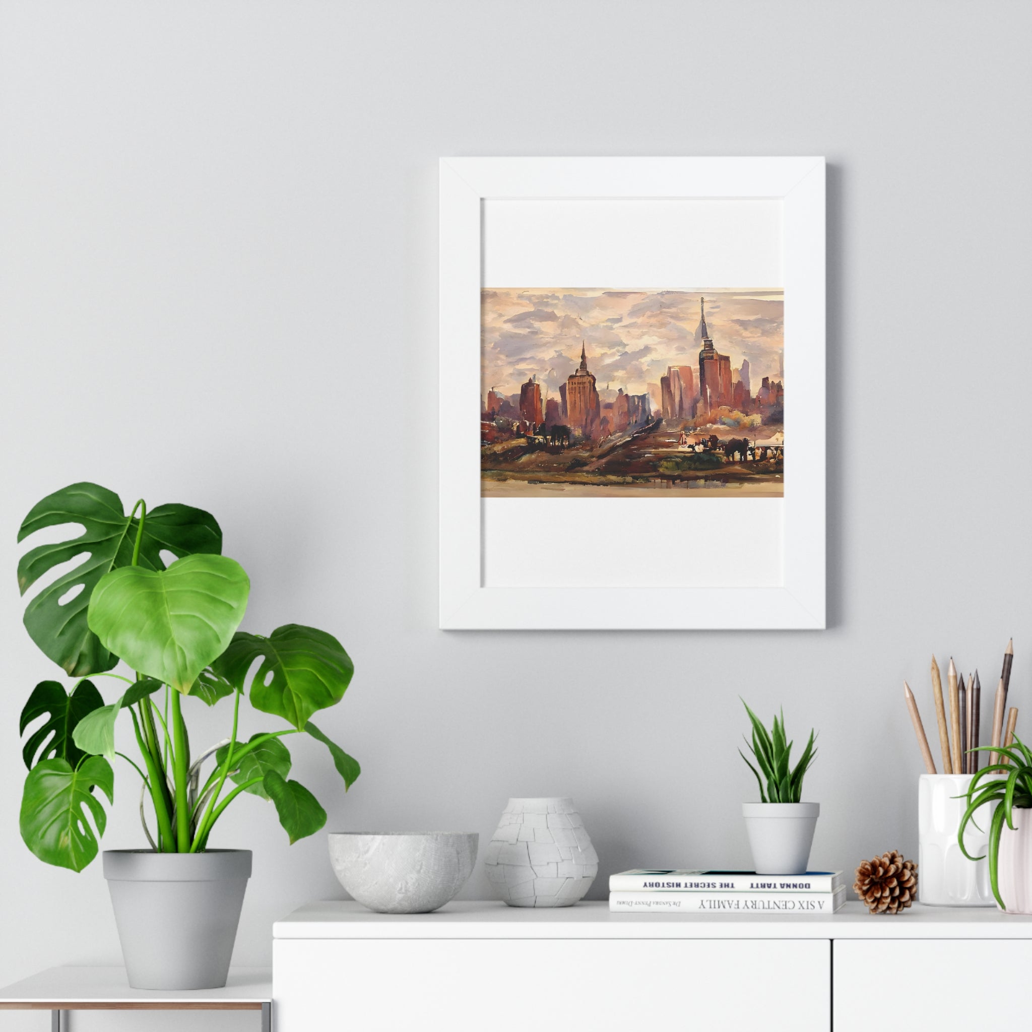 "ARCHITECTURE" Framed Vertical Poster