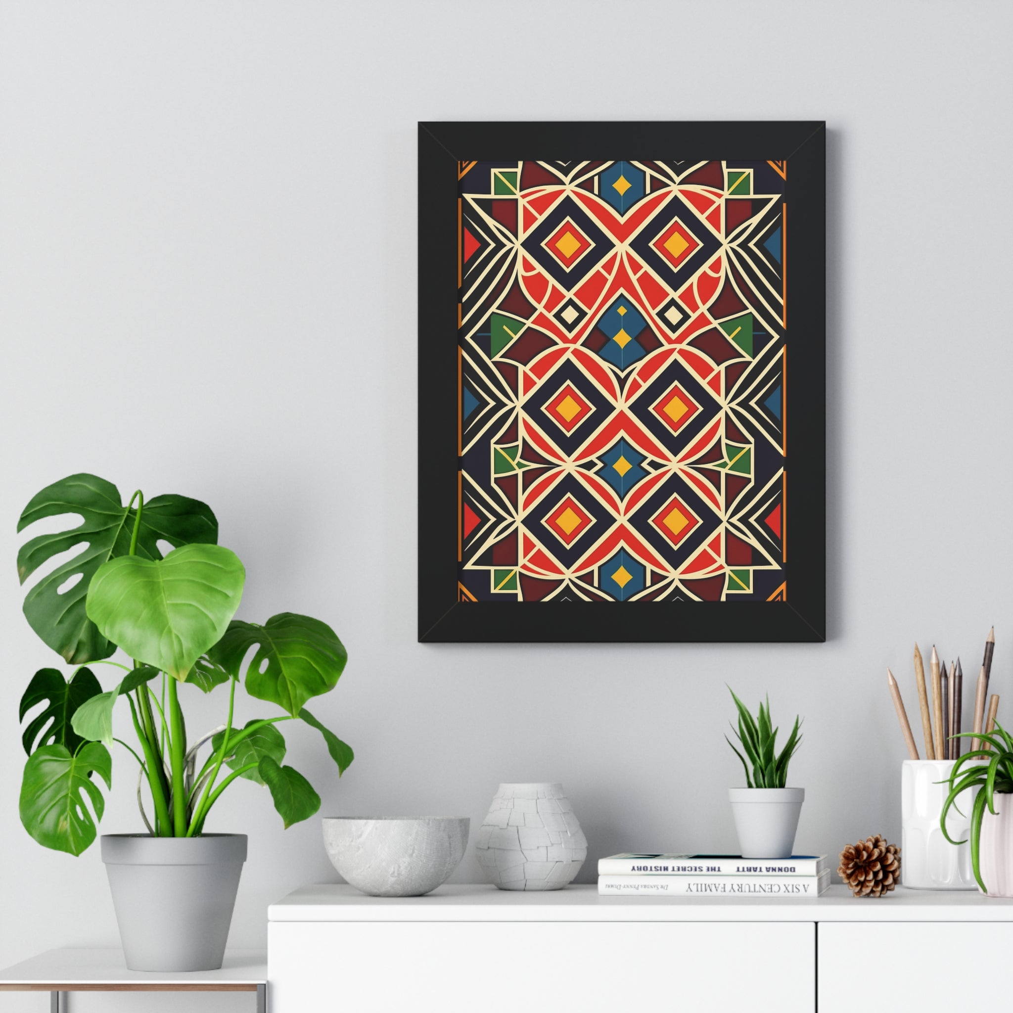 "BOHO" Framed Vertical Poster