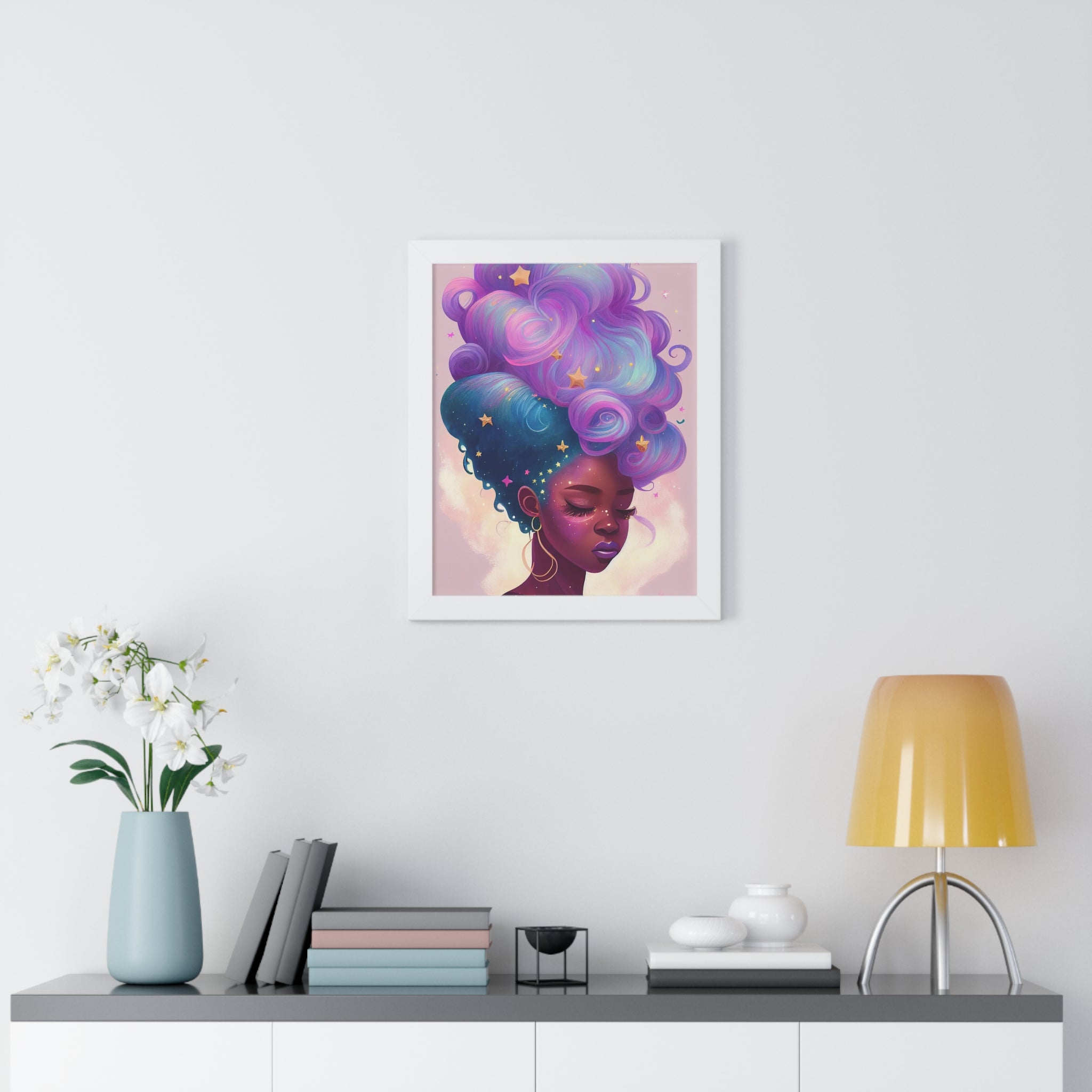 "BLACK GIRL MAGIC" Framed Vertical Poster