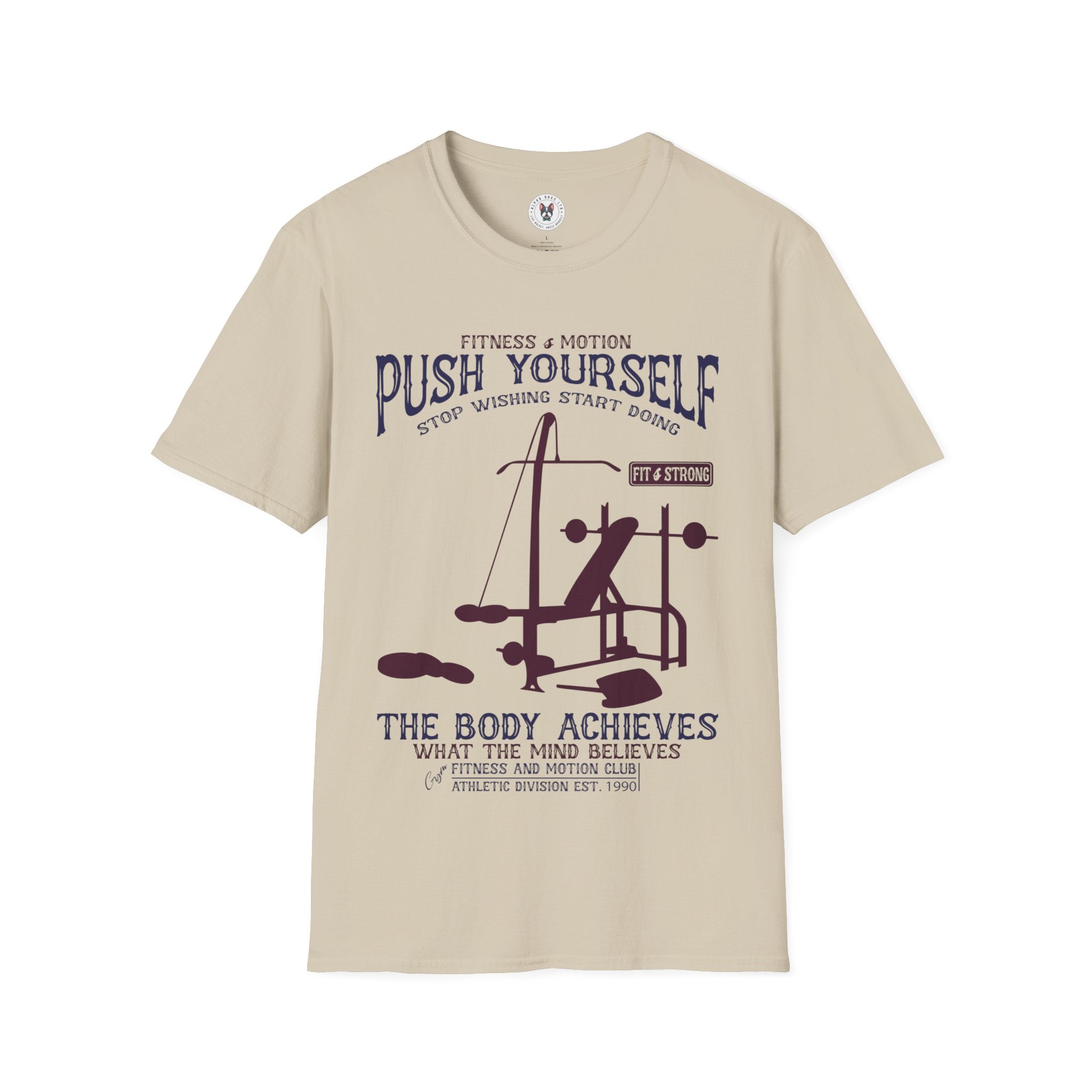 "Push Yourself" Unisex Soft style T-Shirt