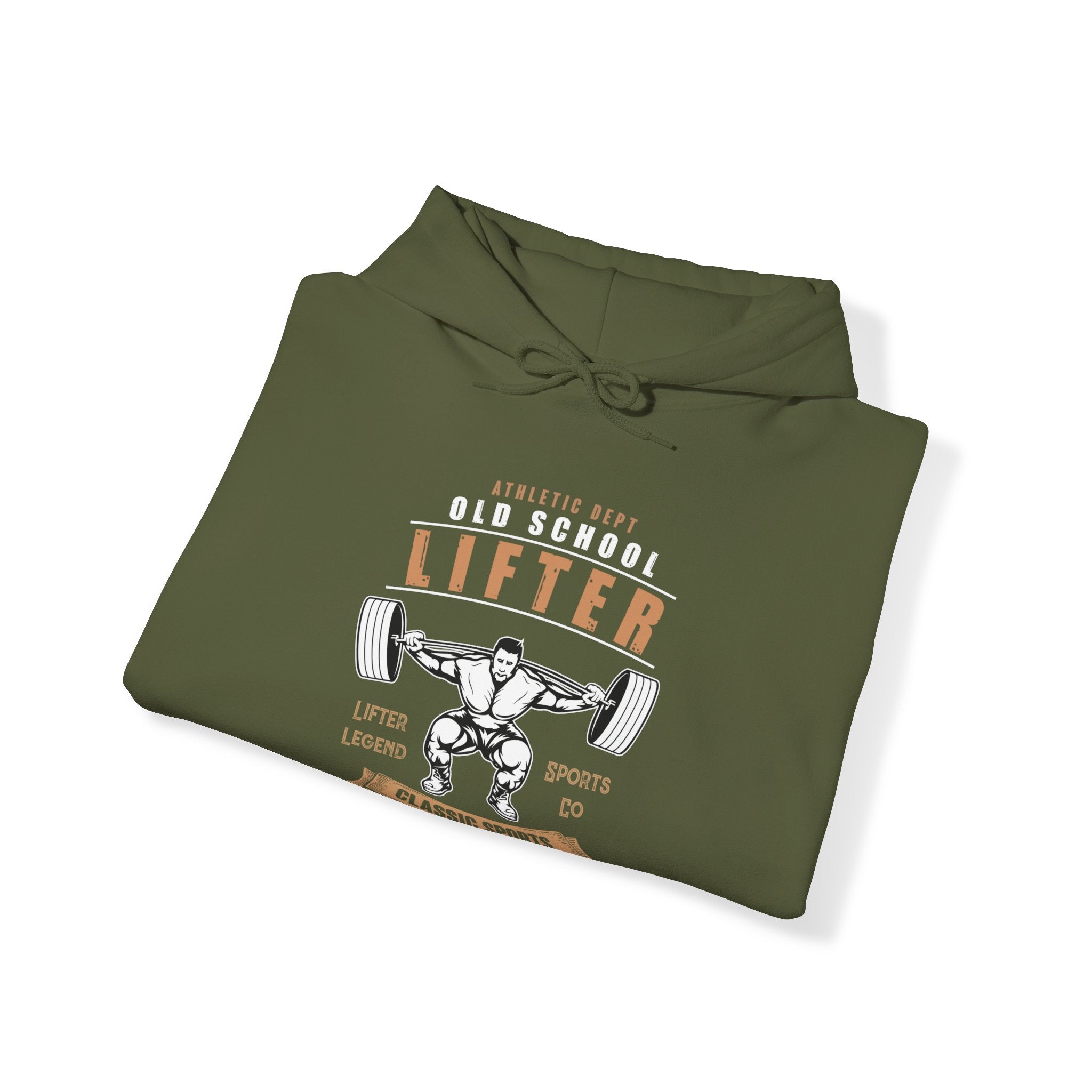 "Old School Lifter" Unisex Heavy Blend™ Hooded Sweatshirt