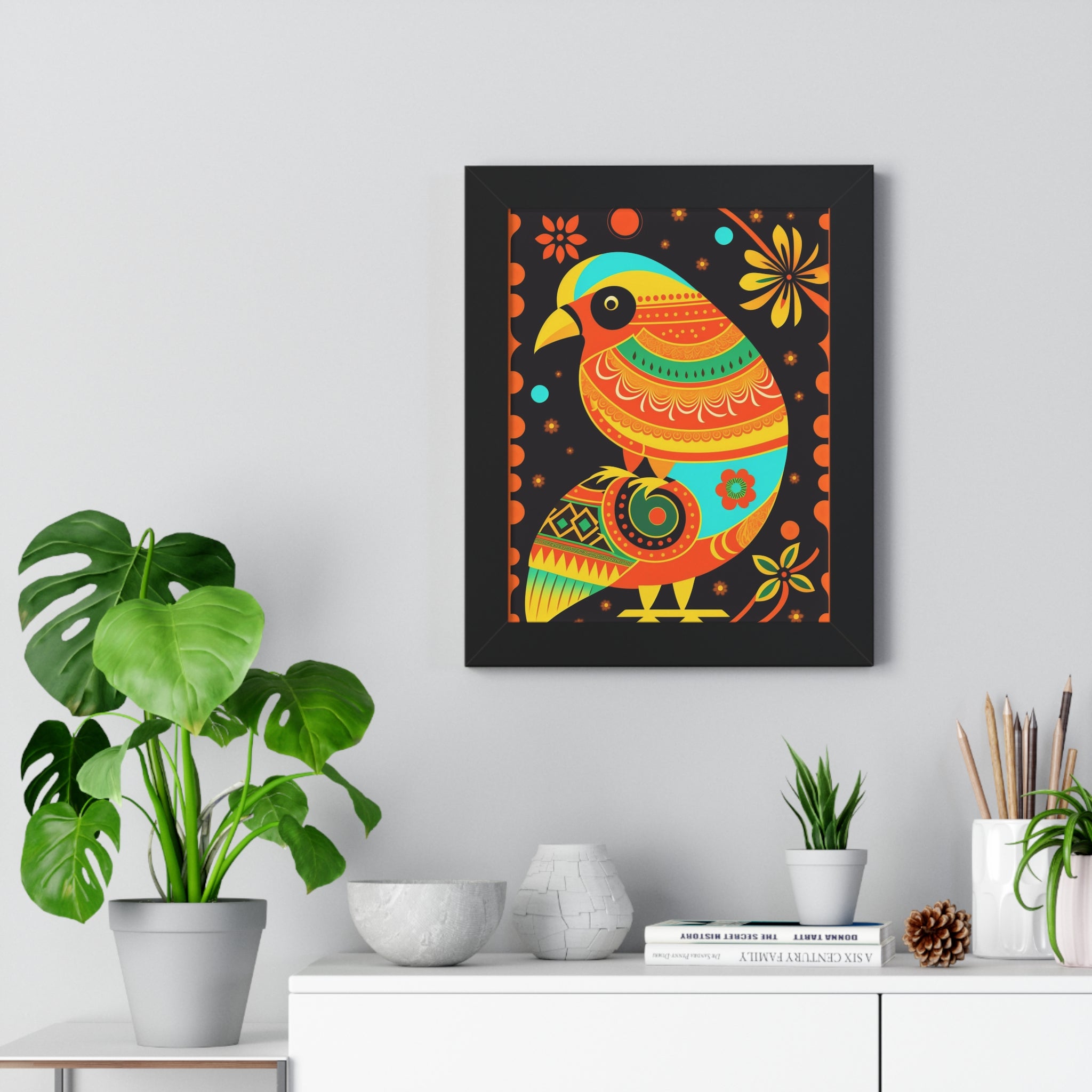 "BOHO" Framed Vertical Poster