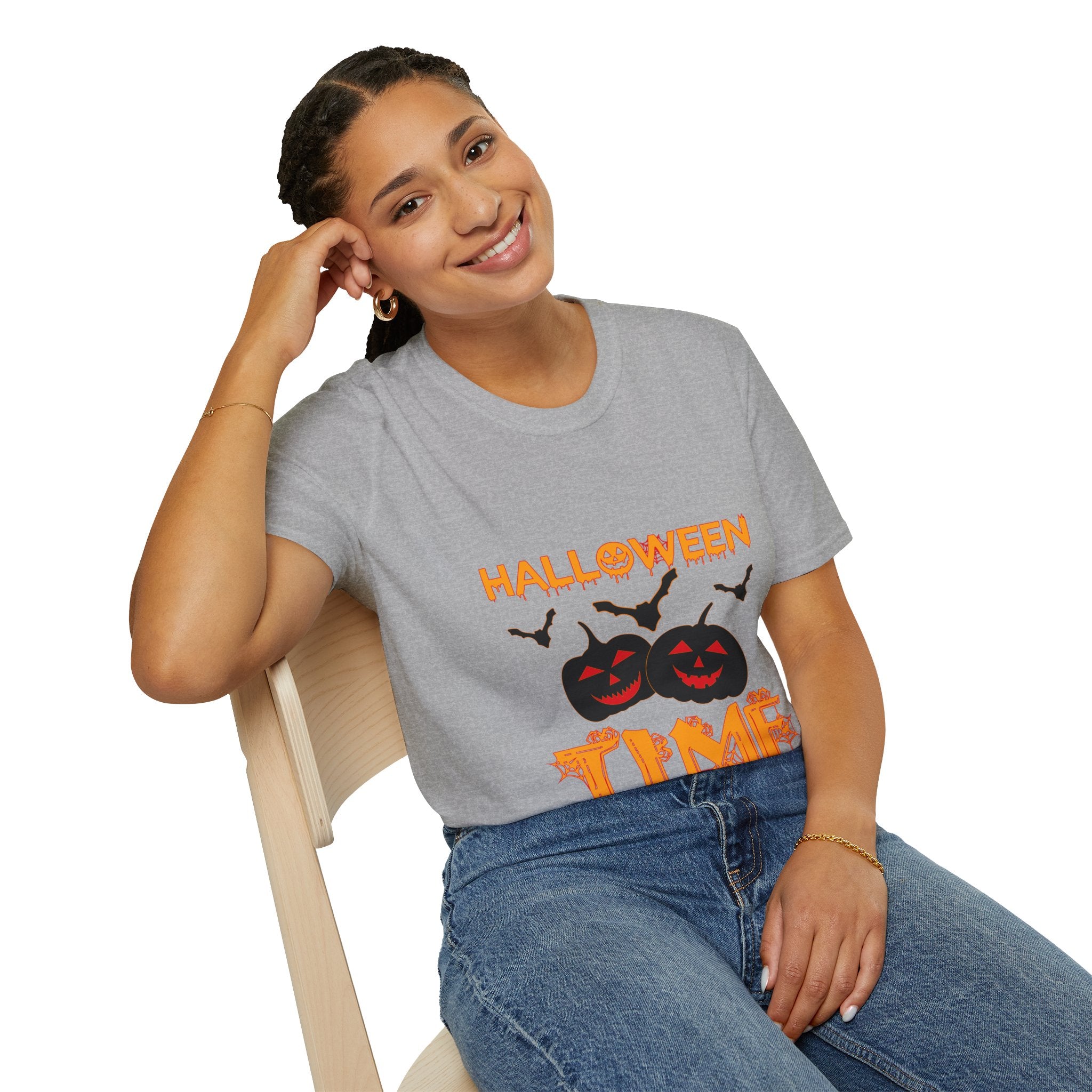 "HALLOWEEN TIME" Unisex Soft style T-Shirt