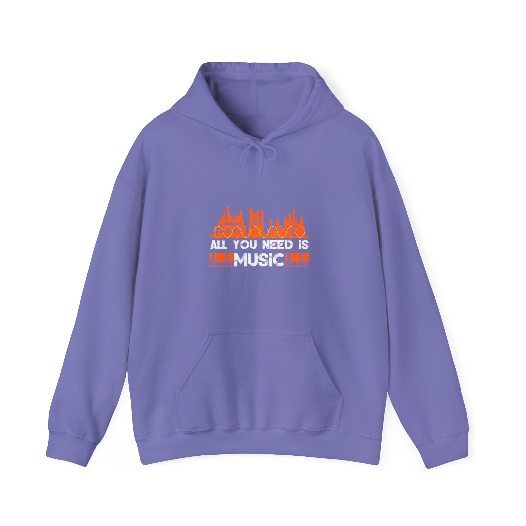 "All You Need Is Music" Unisex Heavy Blend™ Hooded Sweatshirt