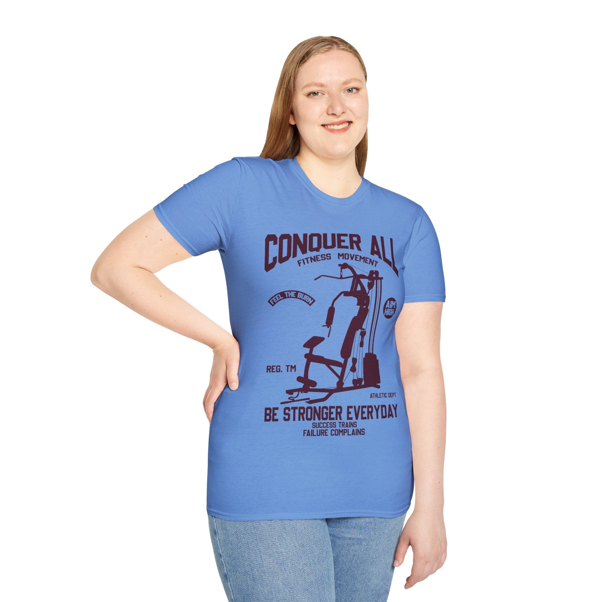 "Conquer All Be Stronger Everyday" Unisex Soft style T-Shirt