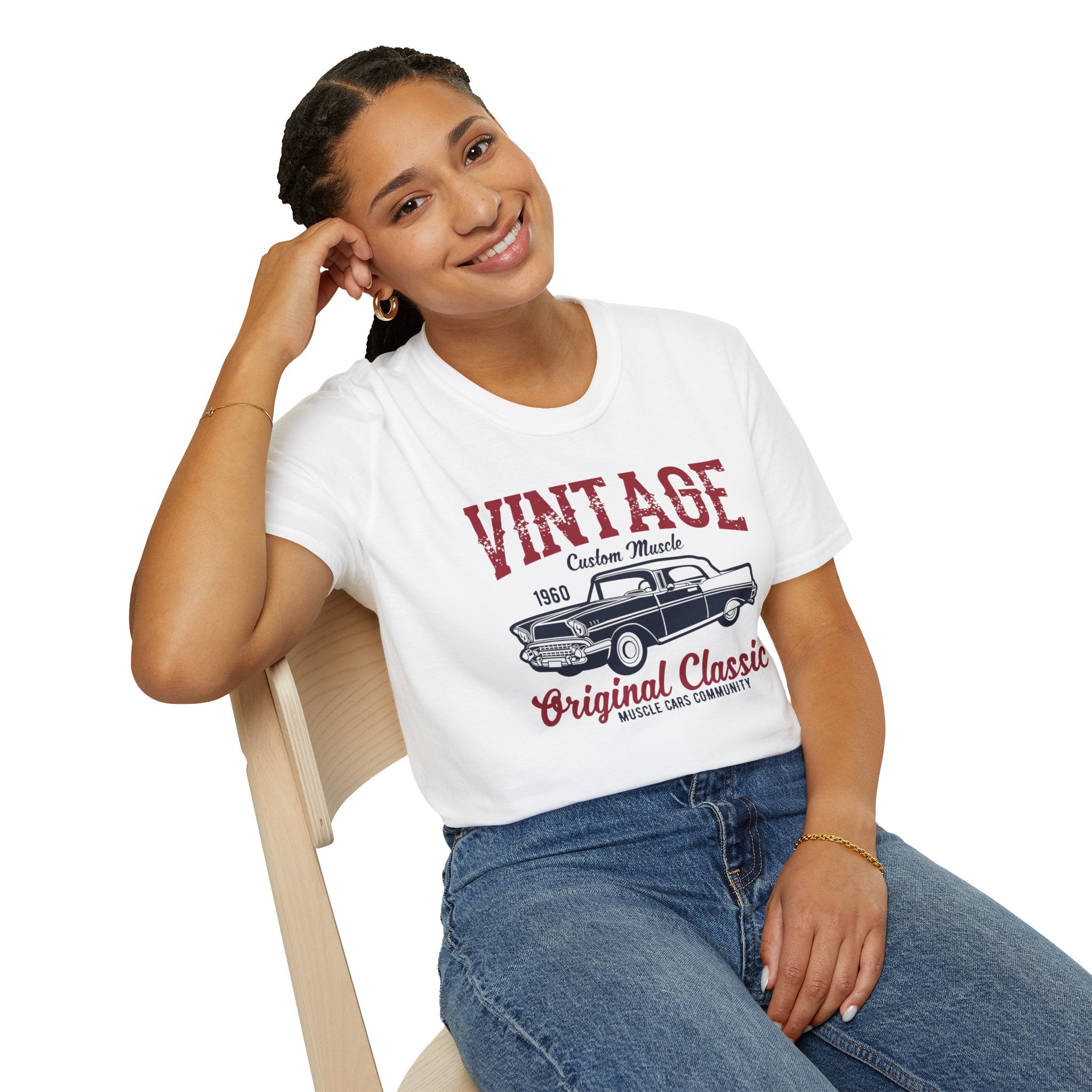 "VINTAGE ORIGINAL CLASSIC" Unisex Soft style T-Shirt