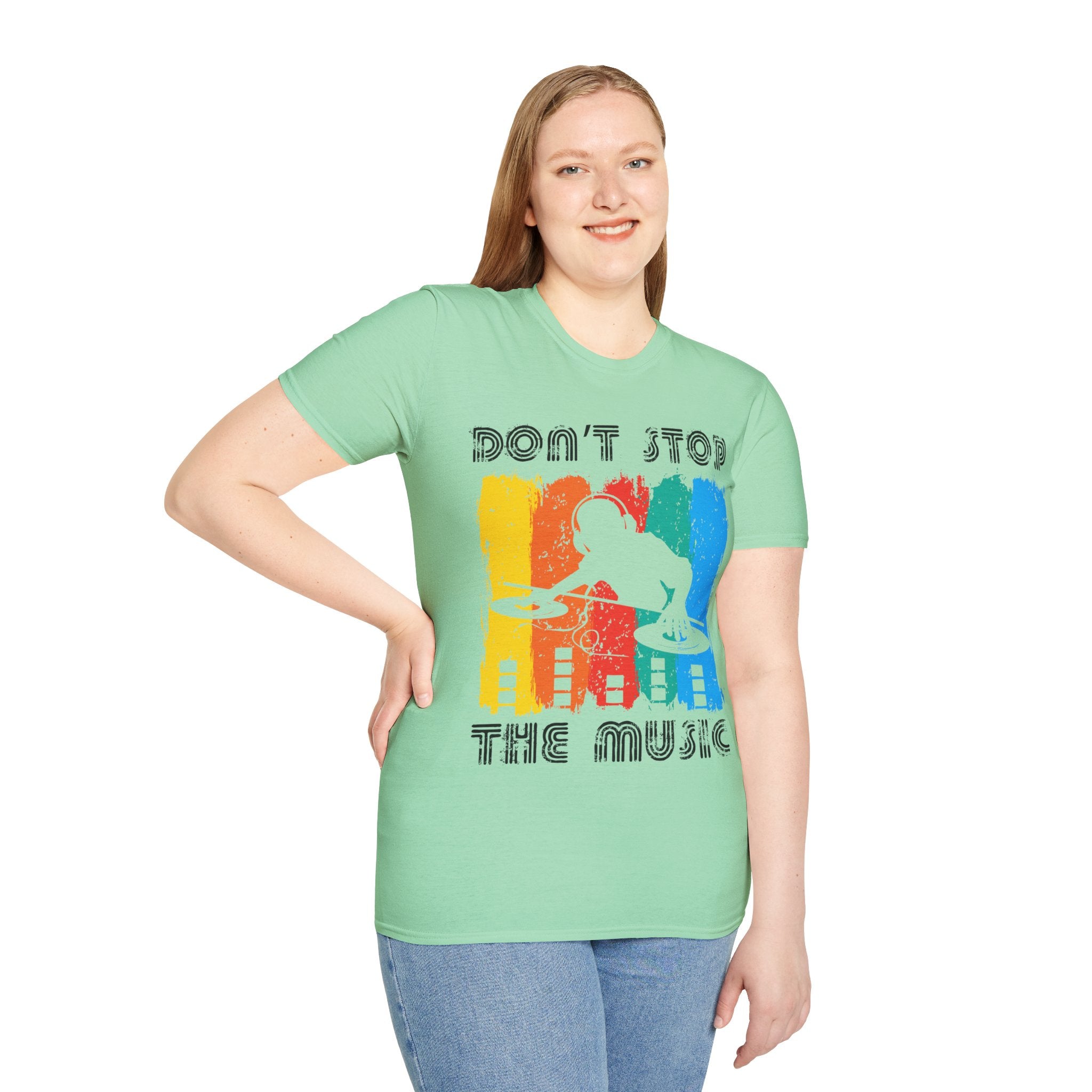 "Don't Stop the Music" Unisex Soft style T-Shirt