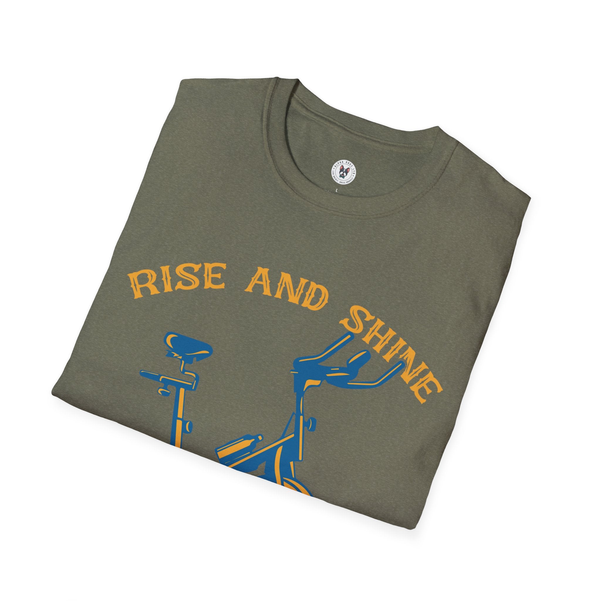 "Rise And Shine Workout Time" Unisex Soft style T-Shirt