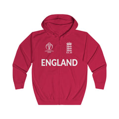 England Unisex Full Zip Hoodie