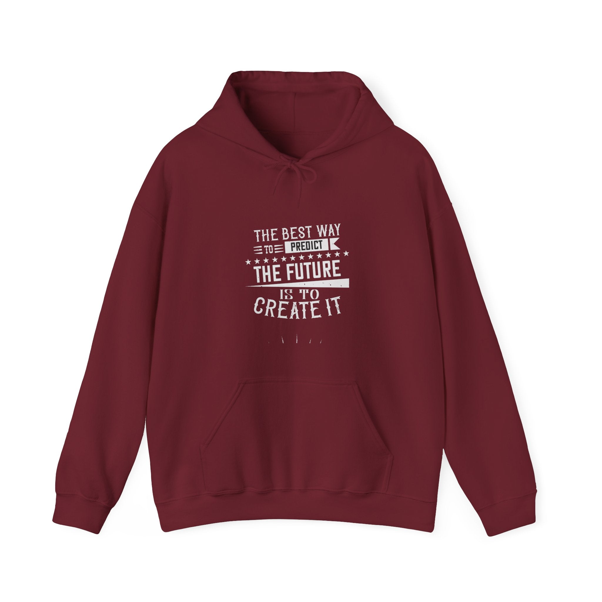 "The best way to predict the future is to create it" Unisex Heavy Blend™ Hooded Sweatshirt