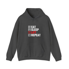 "Eat Sleep Lift Repeat" Unisex Heavy Blend™ Hooded Sweatshirt