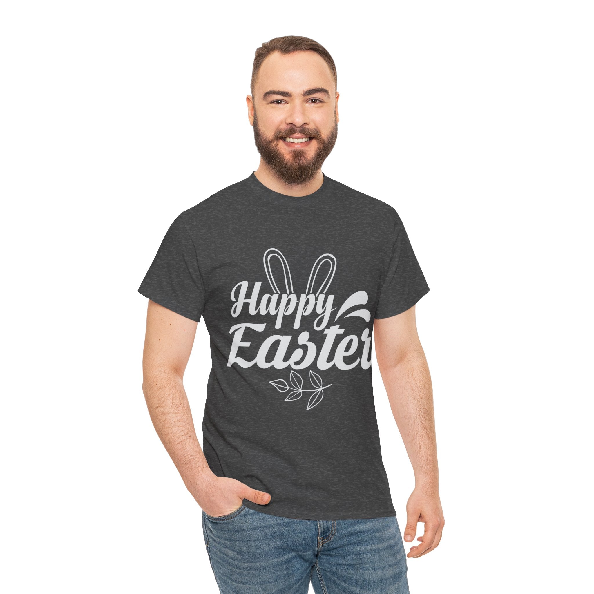 Happy Easter Unisex Heavy Cotton Tee