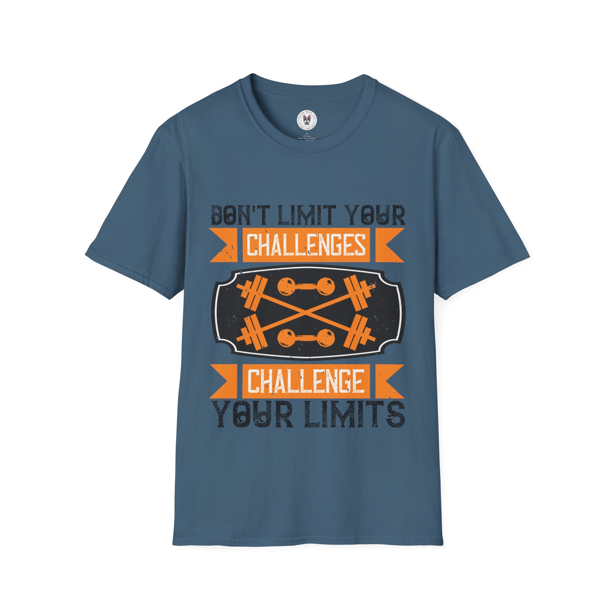 "Don't Limit Your Challenges,Challenge Your Limit" Unisex Soft style T-Shirt