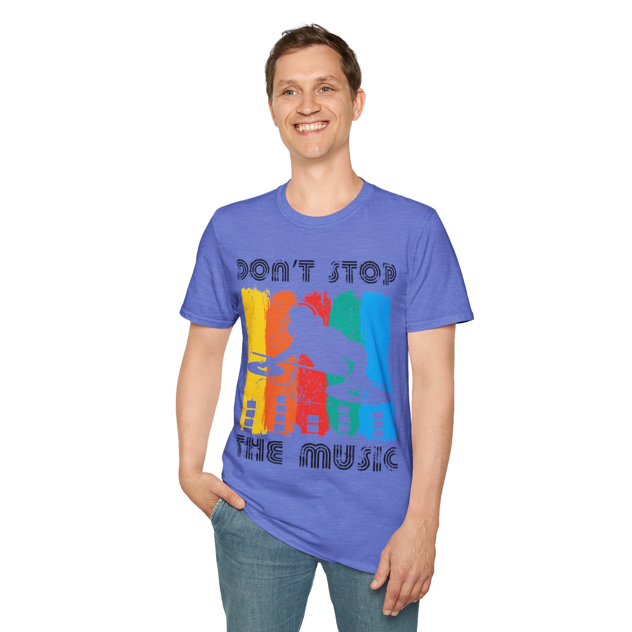 "Don't Stop the Music" Unisex Soft style T-Shirt