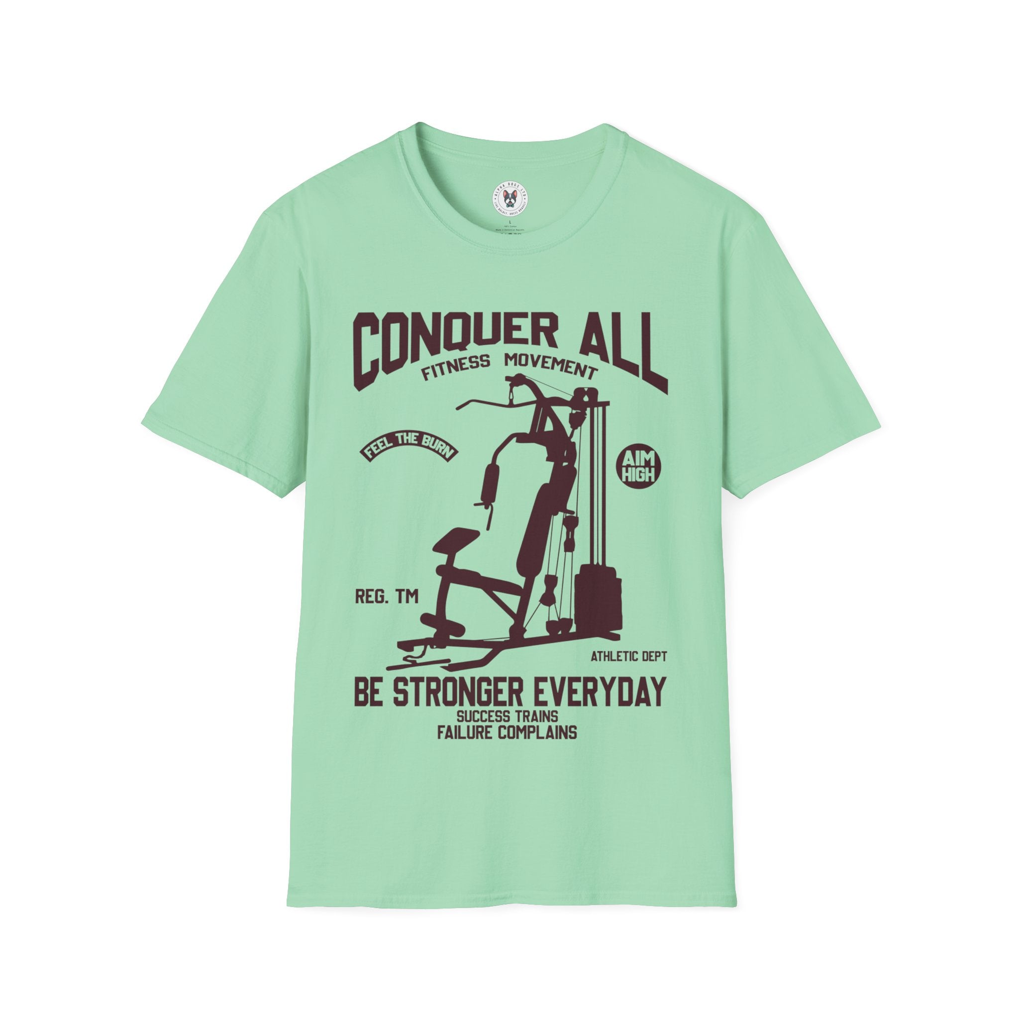 "Conquer All Be Stronger Everyday" Unisex Soft style T-Shirt