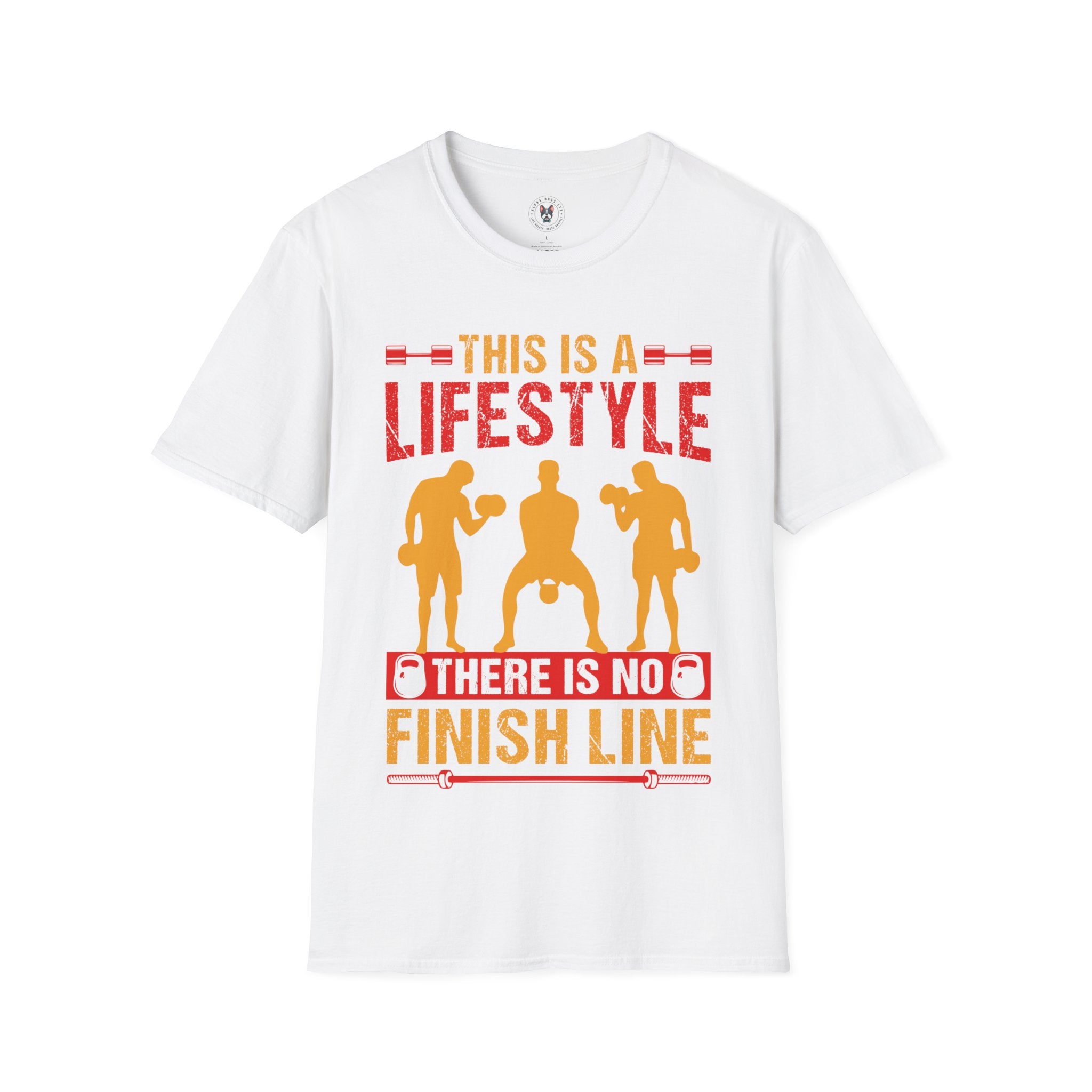 "This Is A Life Style There Is No Finish Line" Unisex Soft style T-Shirt