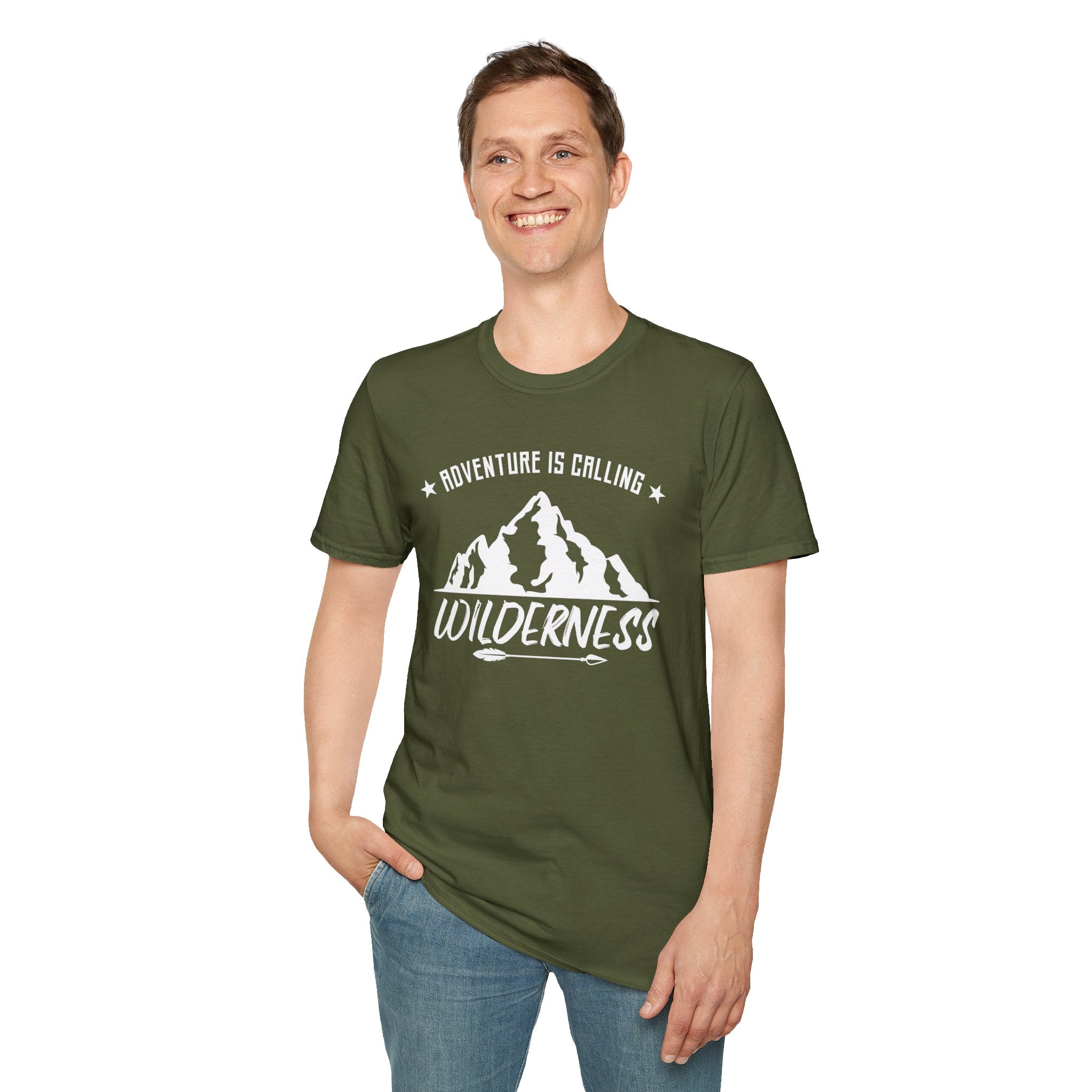 "Adventure Is Calling" Unisex Soft Style T-Shirt