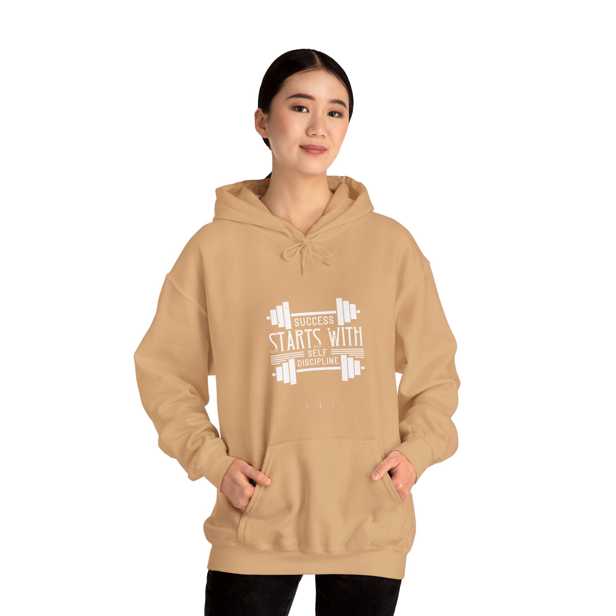 "Success Starts With Self Discipline" Unisex Heavy Blend™ Hooded Sweatshirt