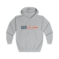 Barcelona Unisex Full Zip Hoodie