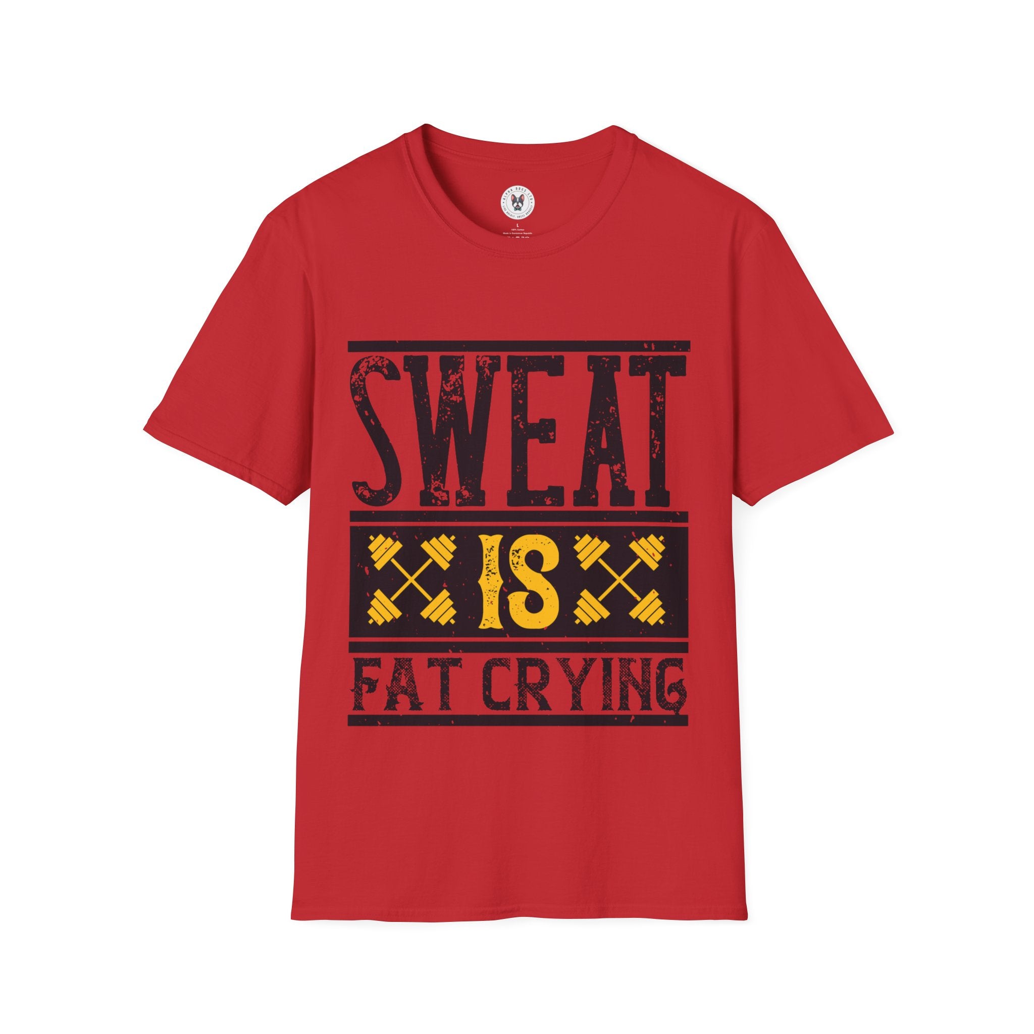 "Sweat Is Fat Crying"  Unisex Soft style T-Shirt