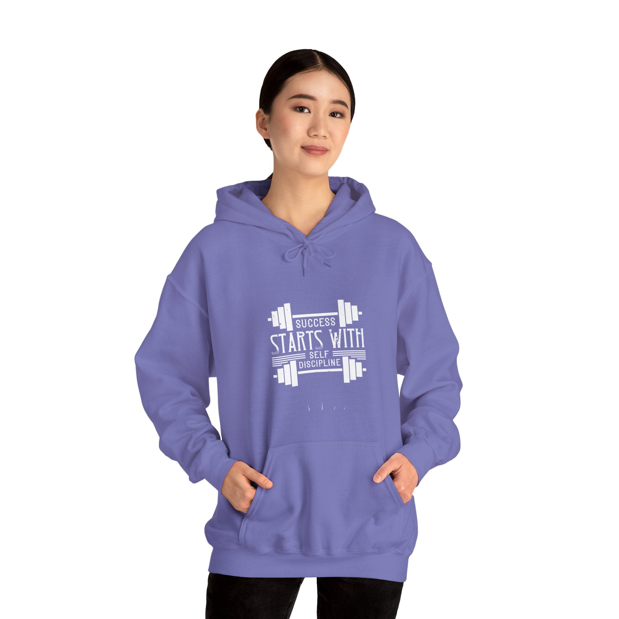 "Success Starts With Self Discipline" Unisex Heavy Blend™ Hooded Sweatshirt