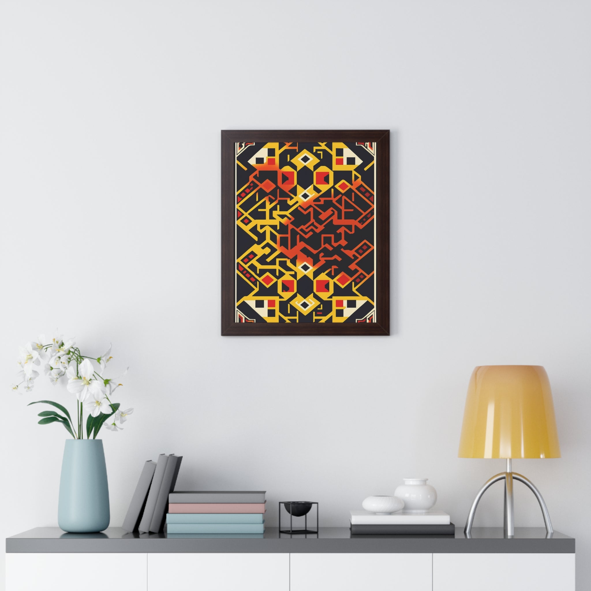 "BOHO" Framed Vertical Poster