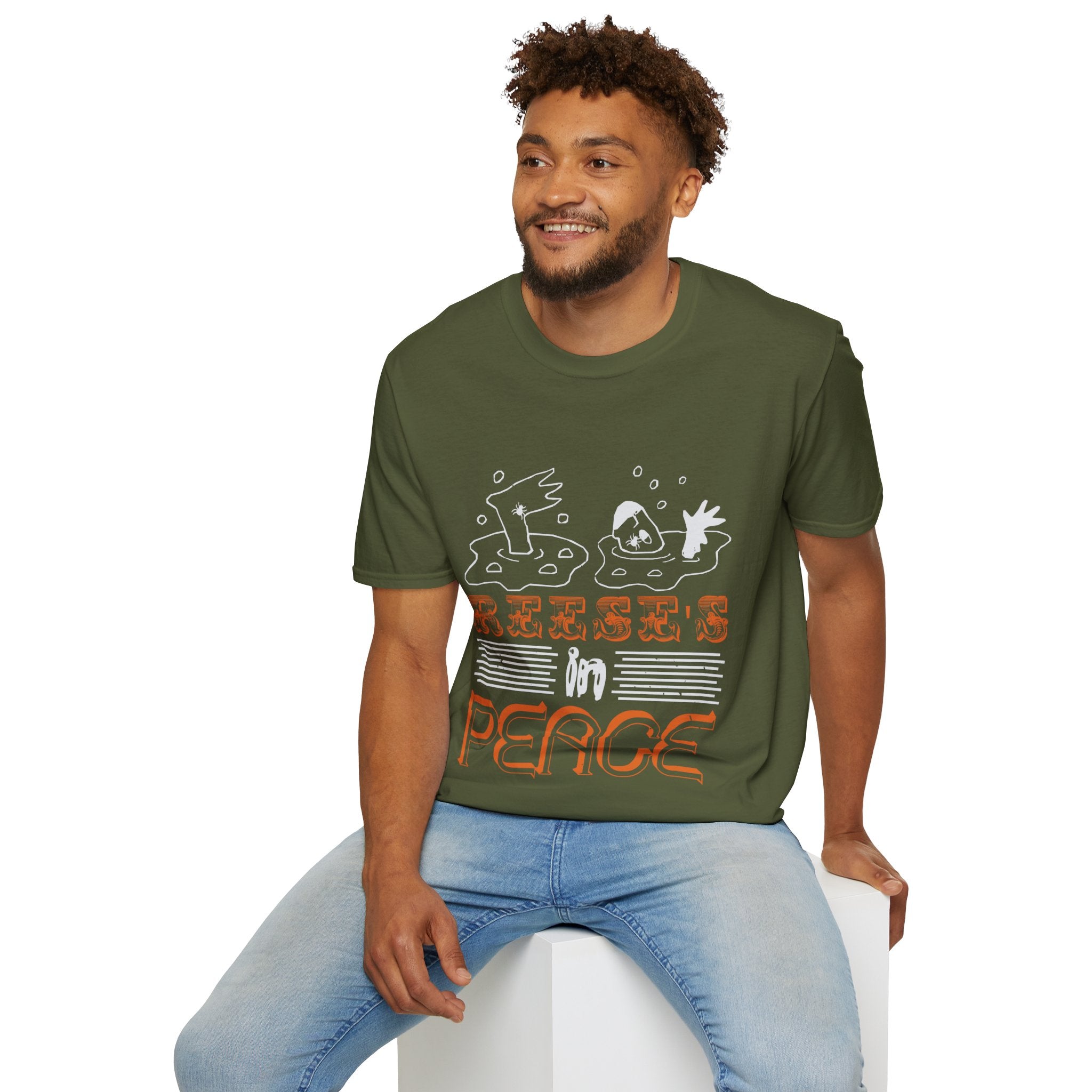 "REESE'S IN PEACE" Unisex Soft style T-Shirt