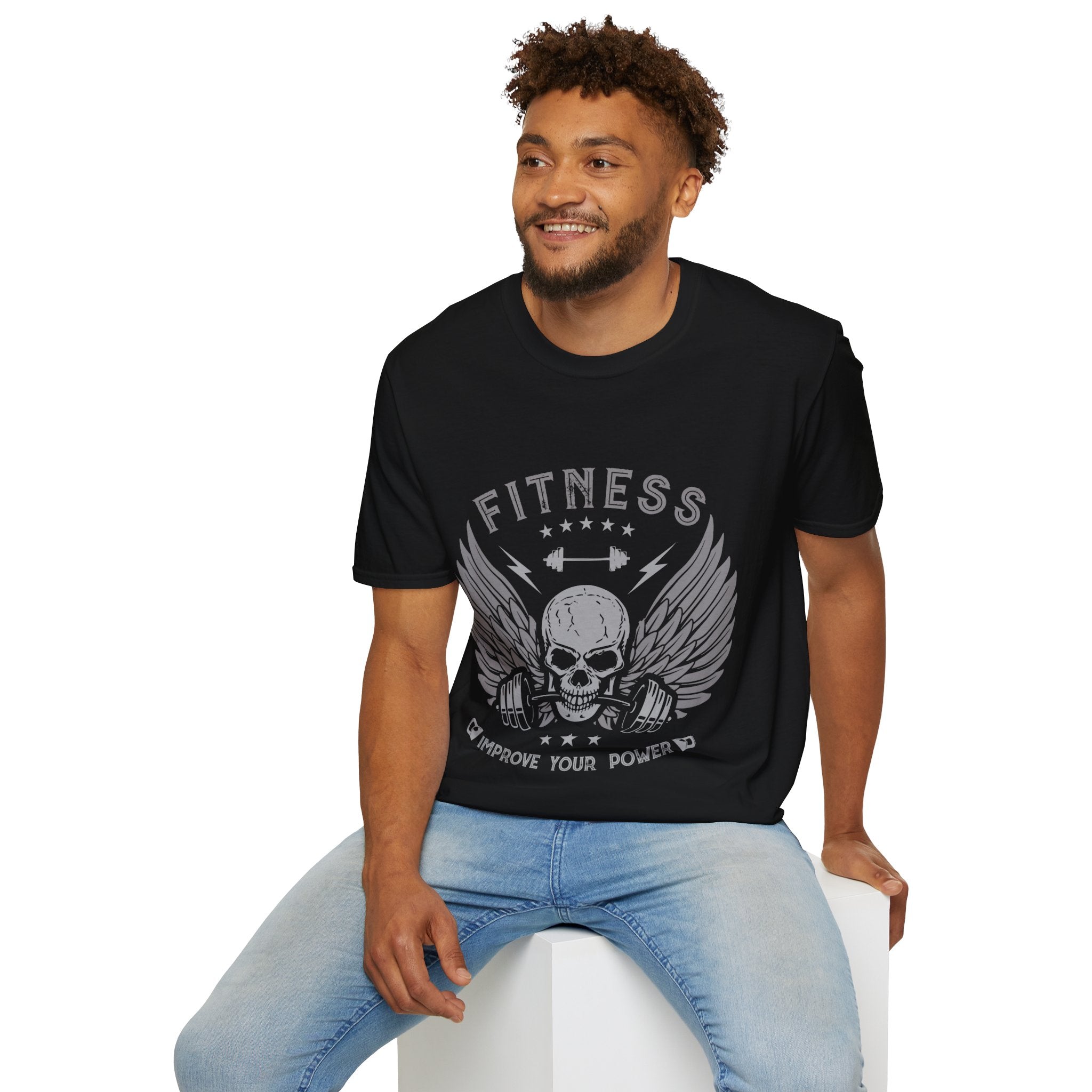 "Fitness Improve Your Power" Unisex Soft style T-Shirt