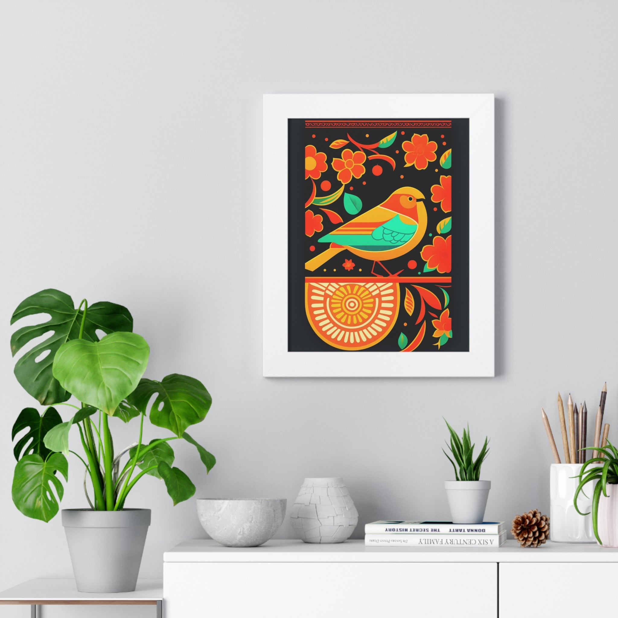 "BOHO" Framed Vertical Poster