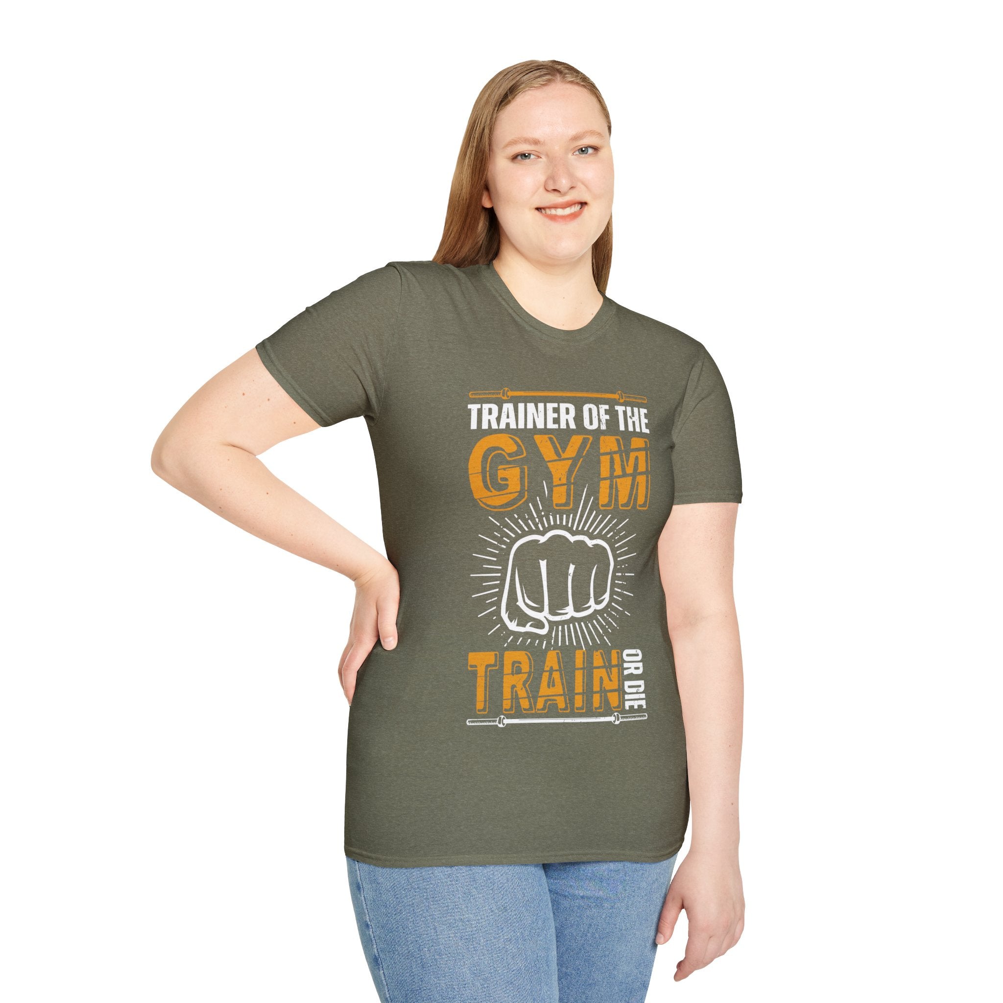 "Trainer Of The Gym TrainOr Die" Unisex Soft style T-Shirt