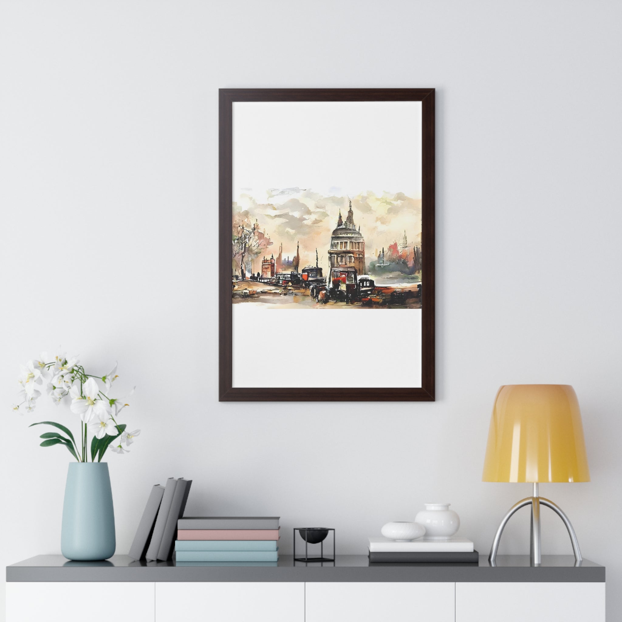 "ARCHITECTURE" Framed Vertical Poster