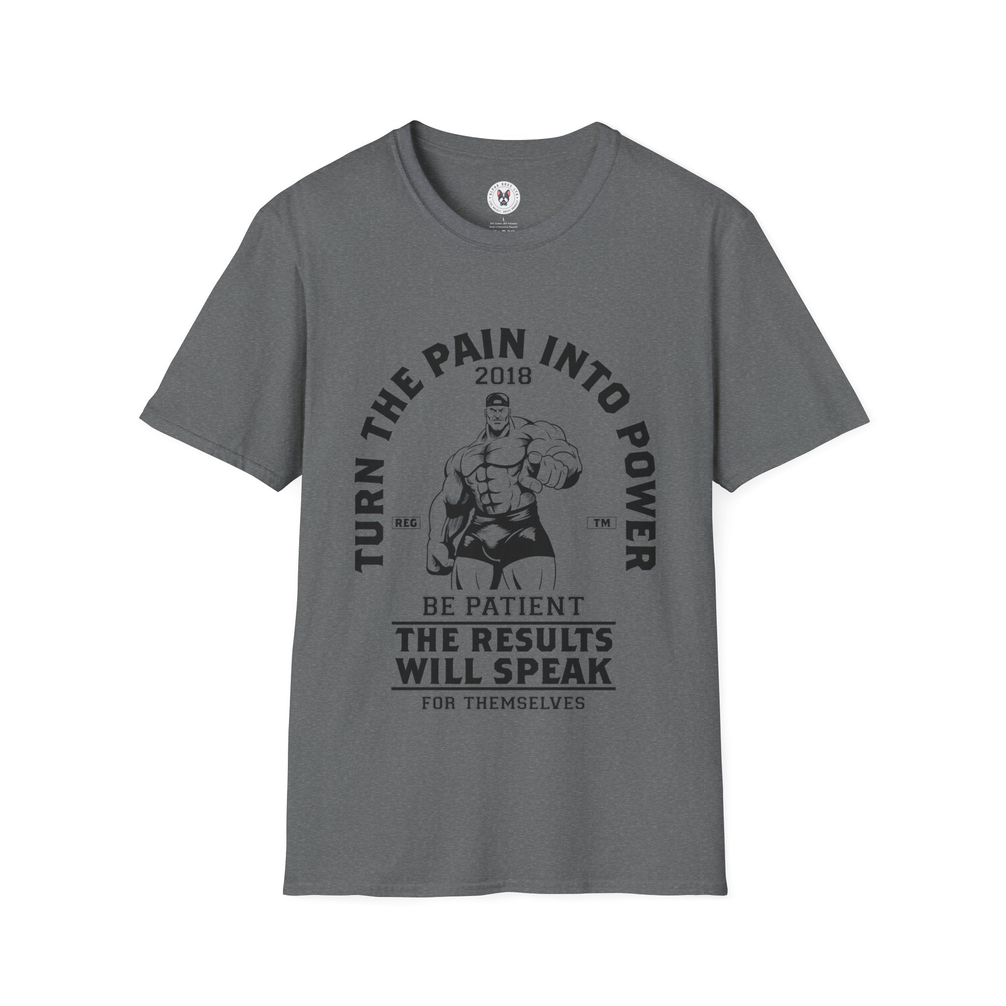 "Turn The Pain Into Power" Unisex Soft style T-Shirt