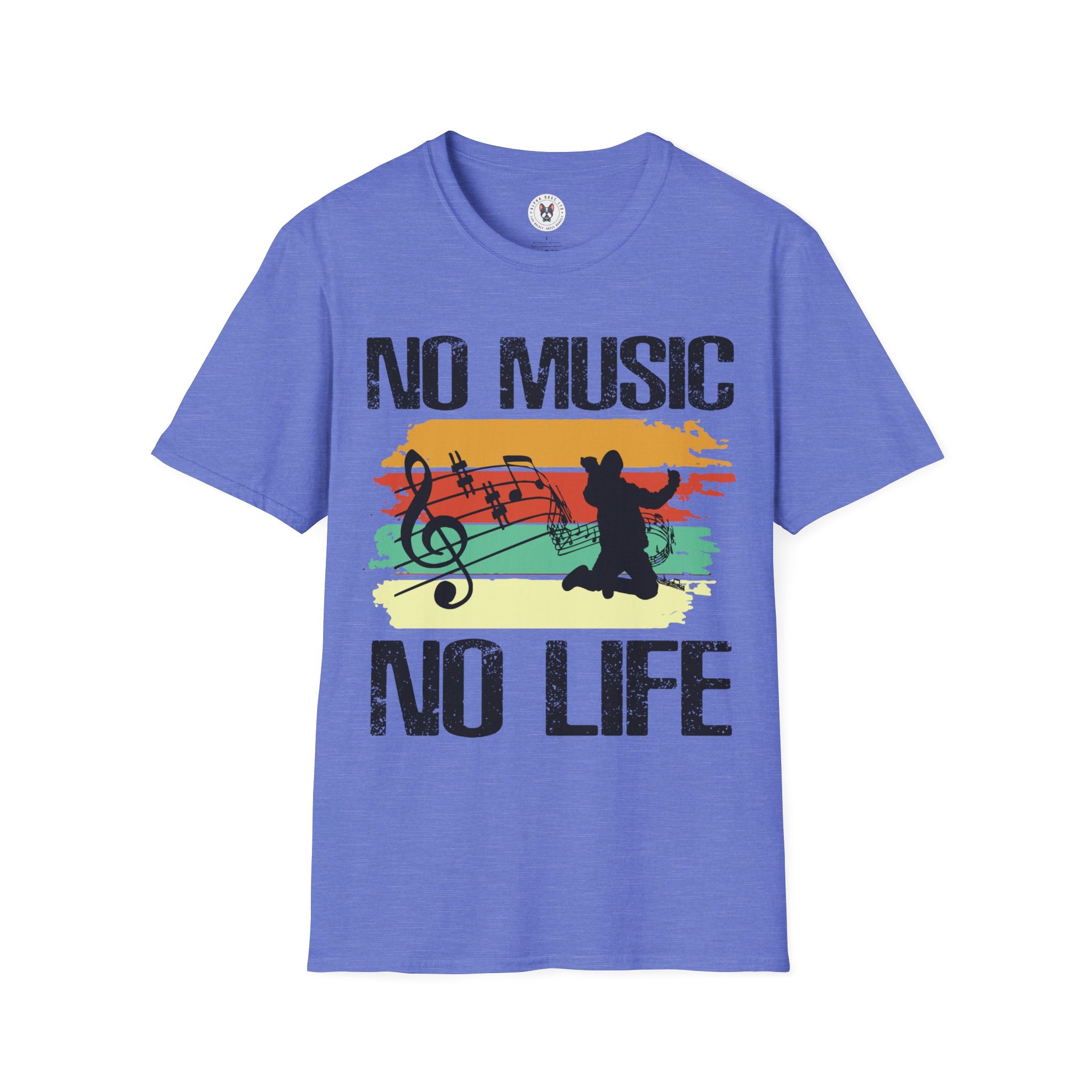 "No Music No Life"  Unisex Soft style T-Shirt