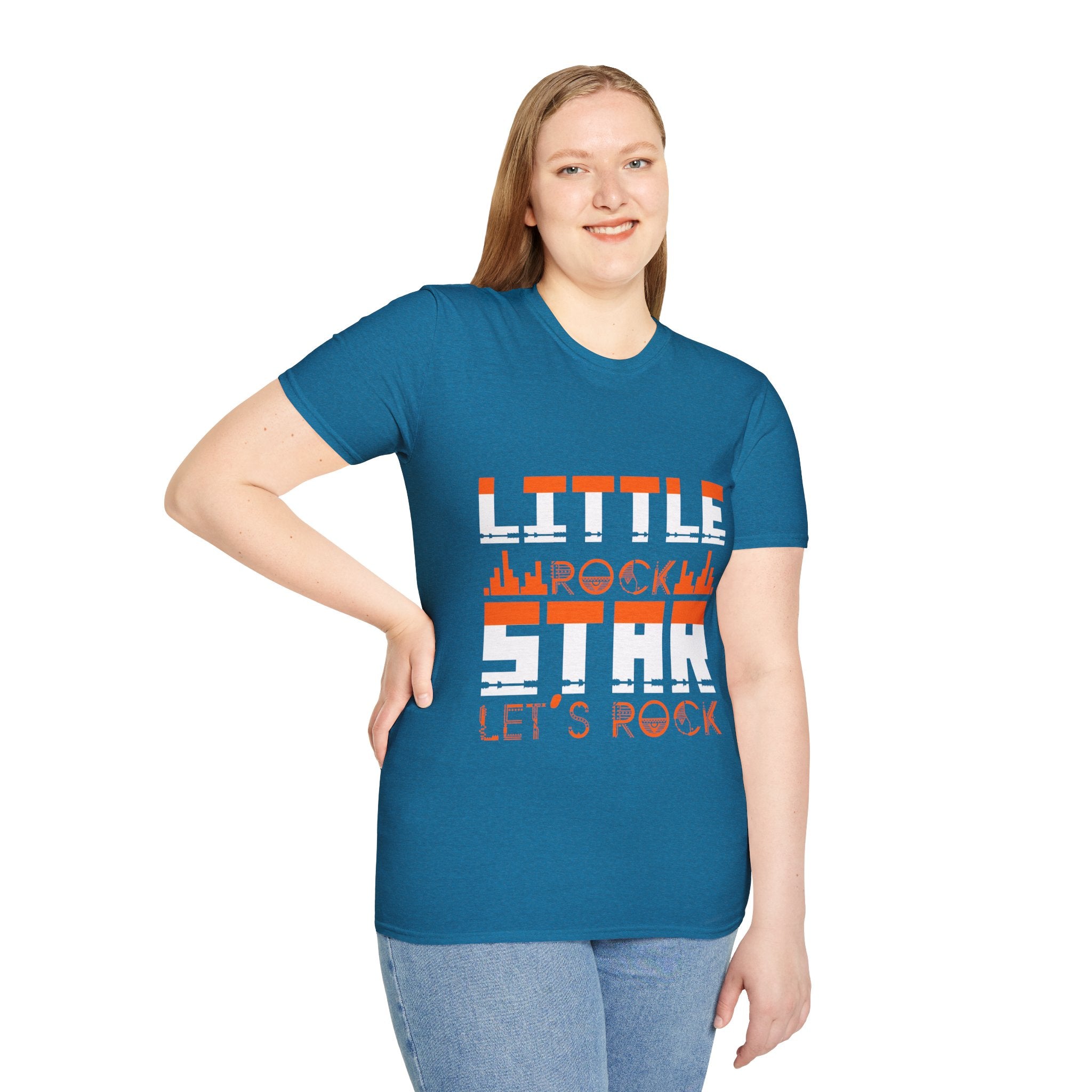 "Little Rock Star Lets Rock" Unisex Soft style T-Shirt