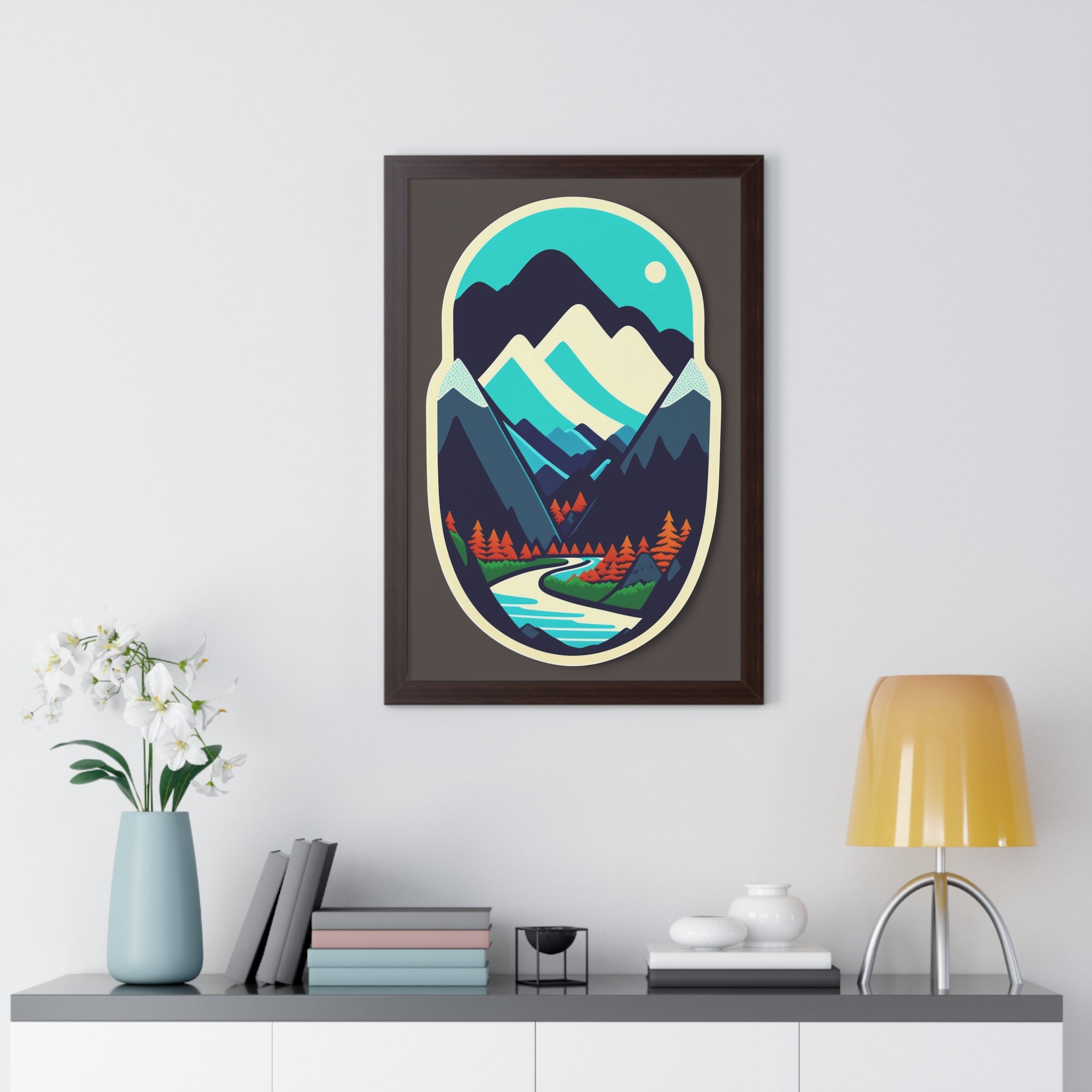 "BOHO" Framed Vertical Poster