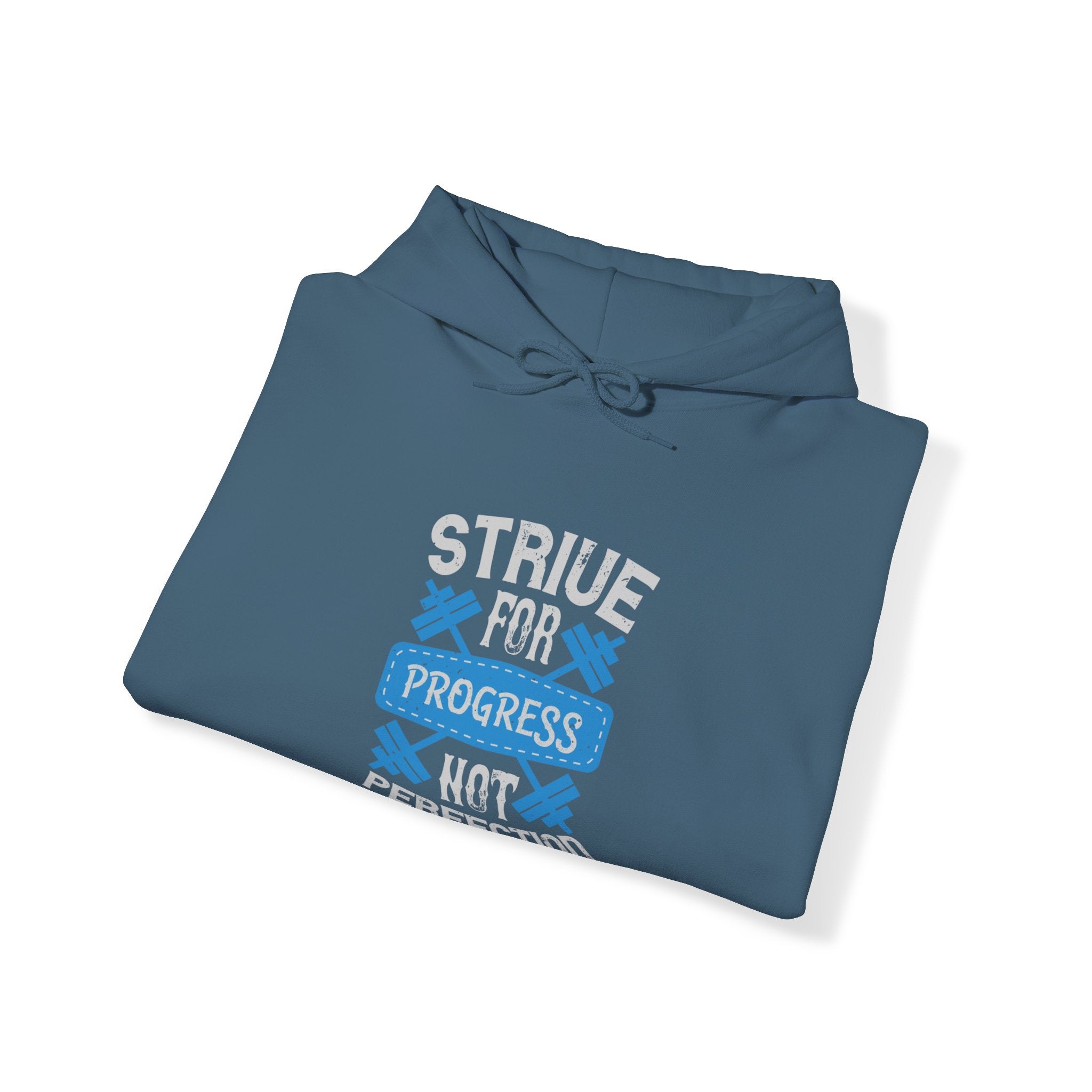 "Strive For Progress Not Perfection" Unisex Heavy Blend™ Hooded Sweatshirt