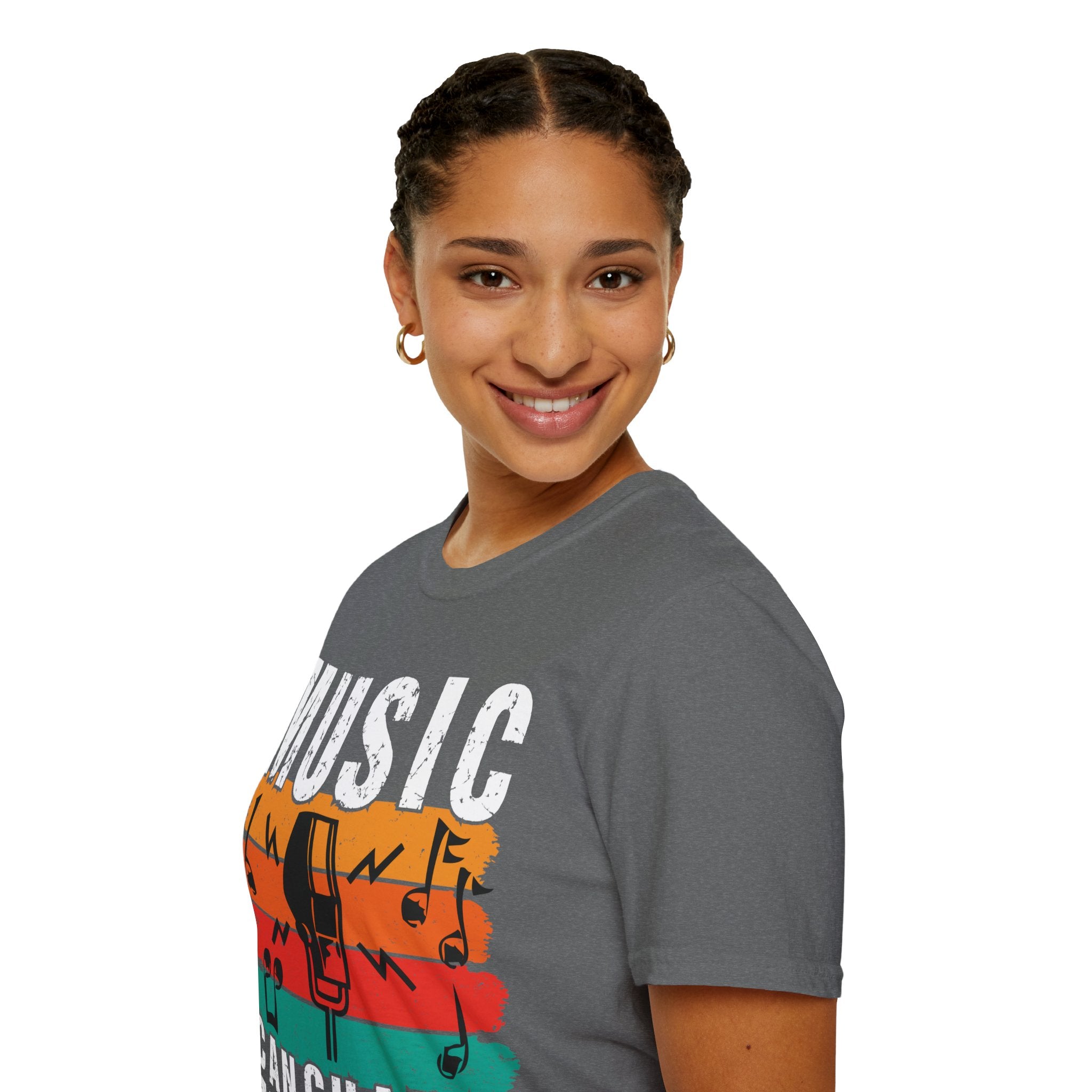 "Music Can Change The World" Unisex Soft style T-Shirt