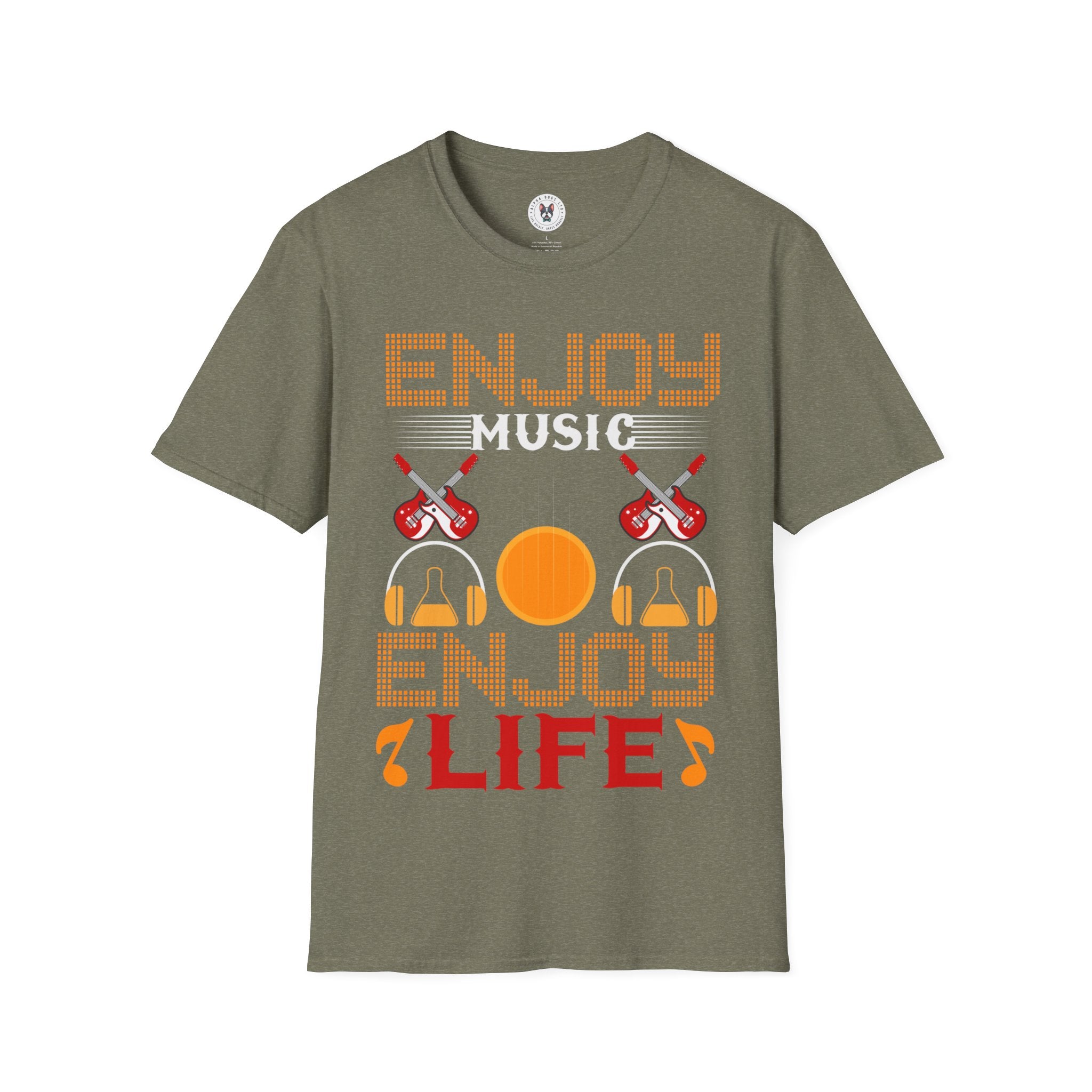 "Enjoy Music Enjoy Life" Unisex Soft style T-Shirt