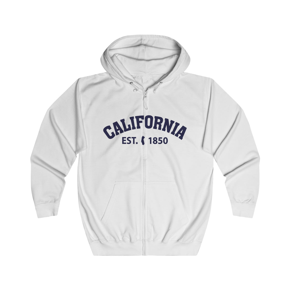 California Unisex Full Zip Hoodie