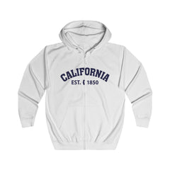 California Unisex Full Zip Hoodie