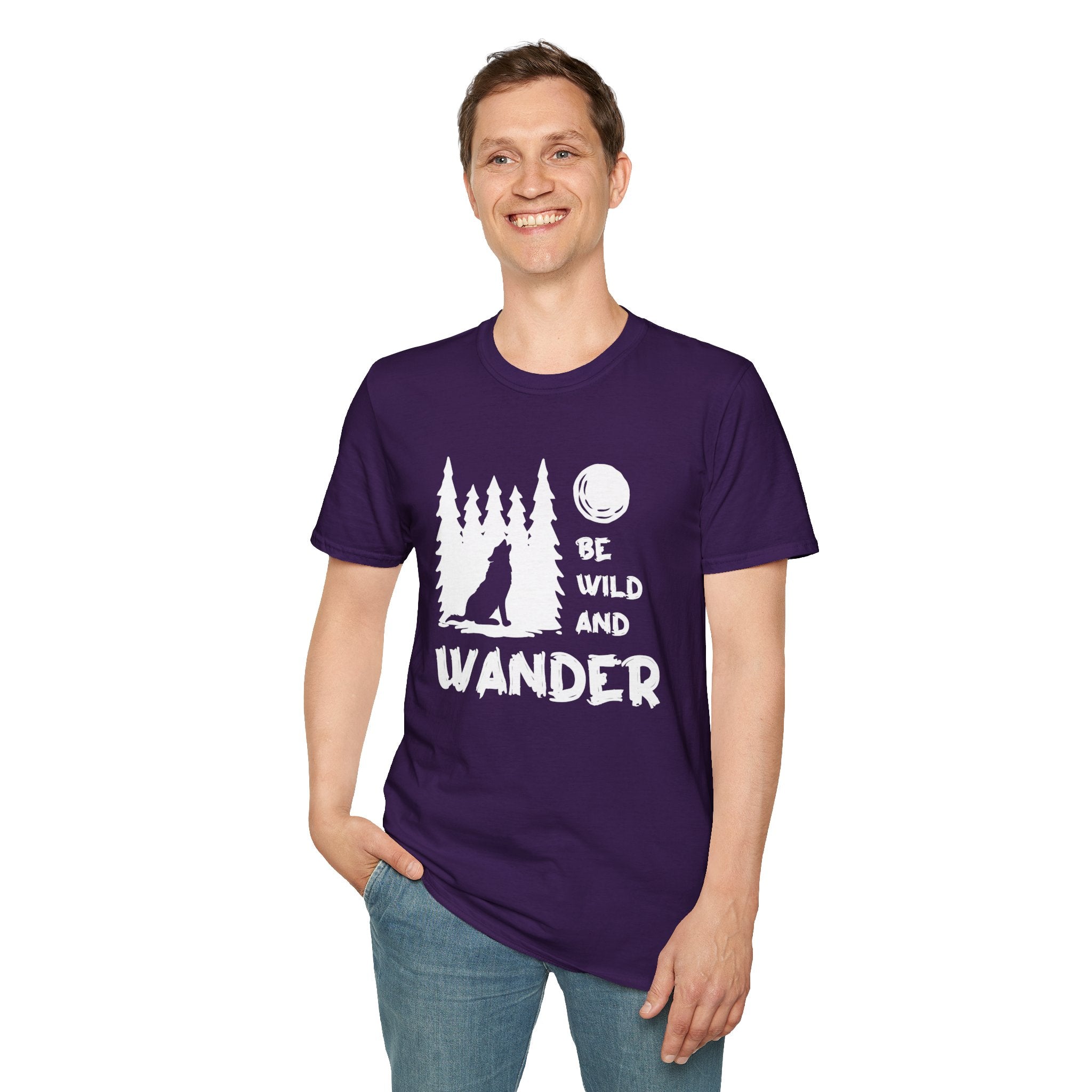 "Be WildAnd Wander" Unisex Softstyle T-Shirt