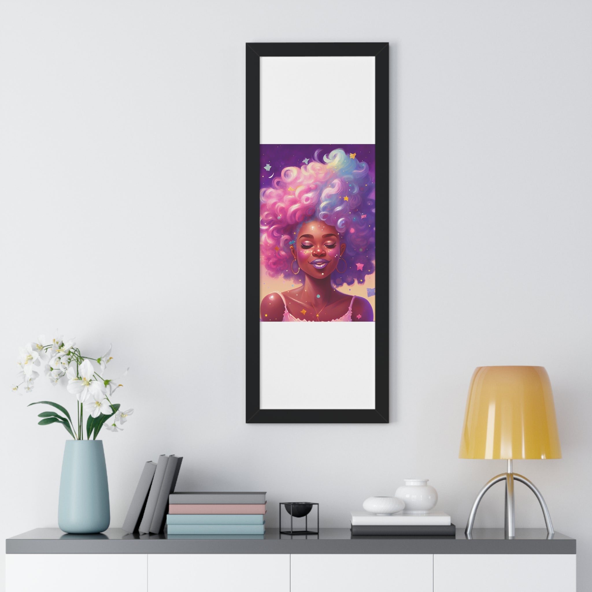 "BLACK GIRL MAGIC" Framed Vertical Poster