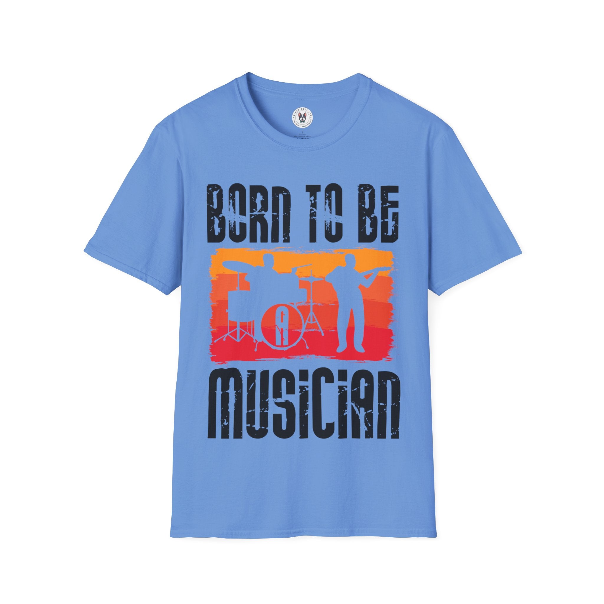 "Born To Be Musician"  Unisex Soft style T-Shirt