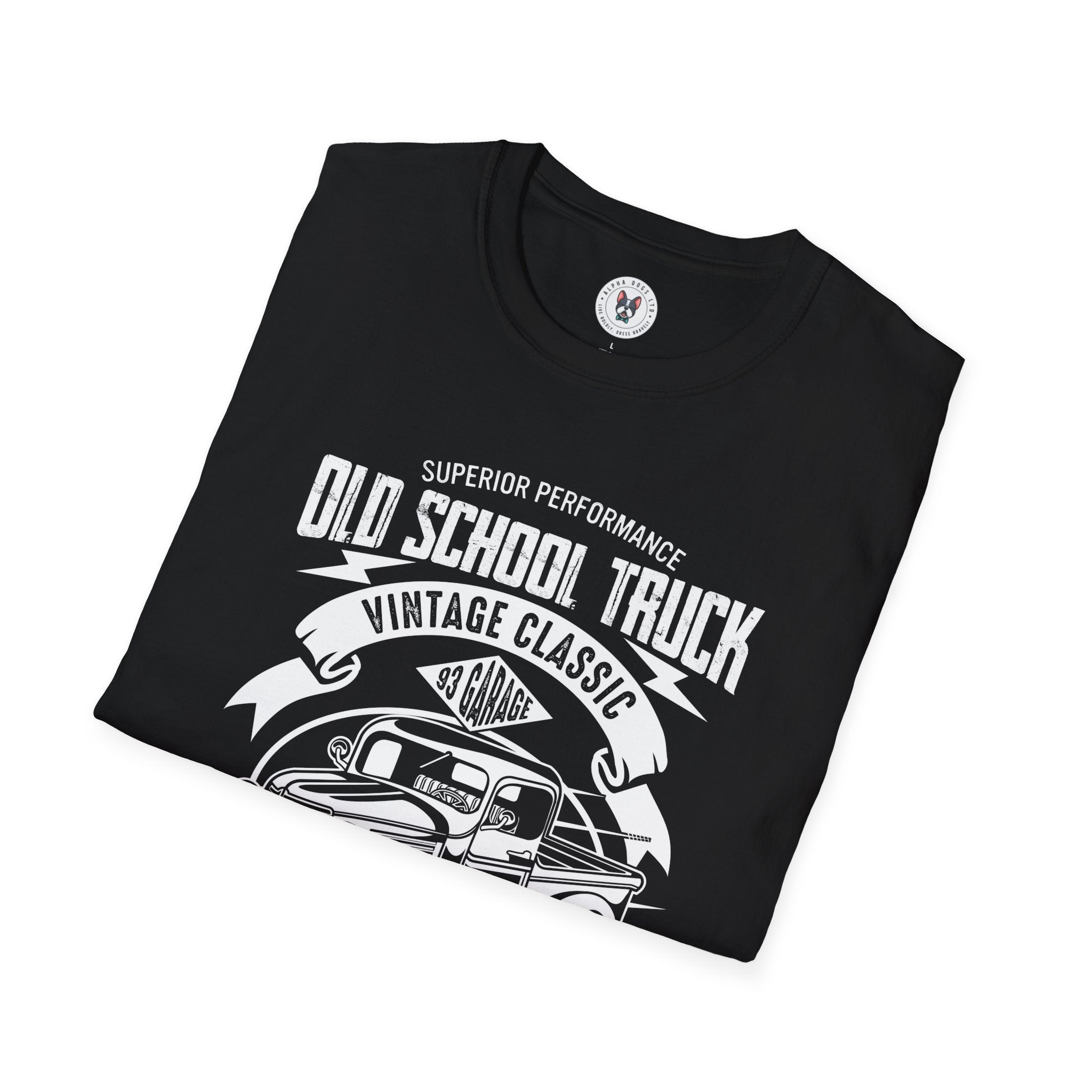 "OLD SCHOOL TRUCK" Unisex Soft style T-Shirt